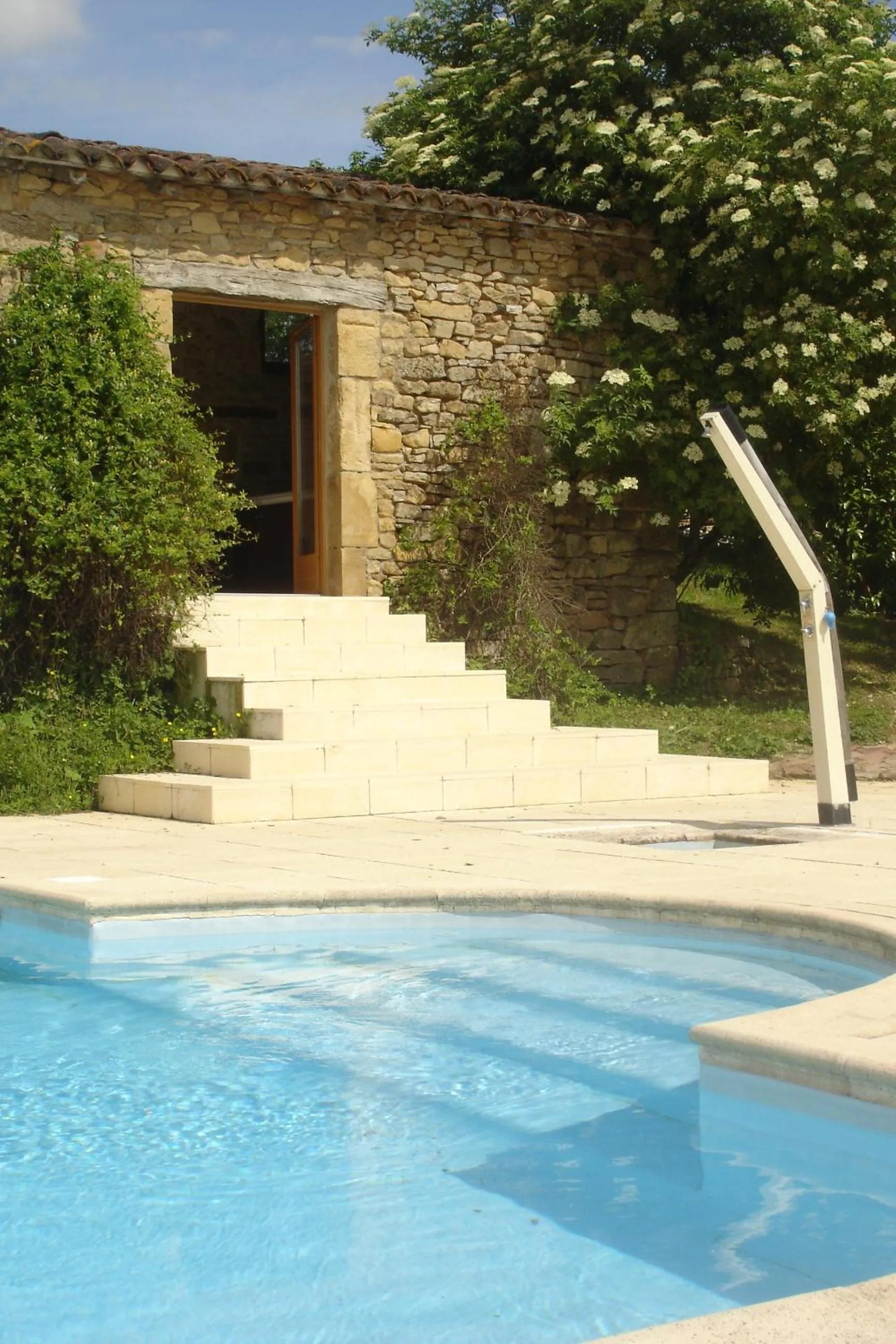 Swimming pool in Hotel La Bastie d'Urfé
