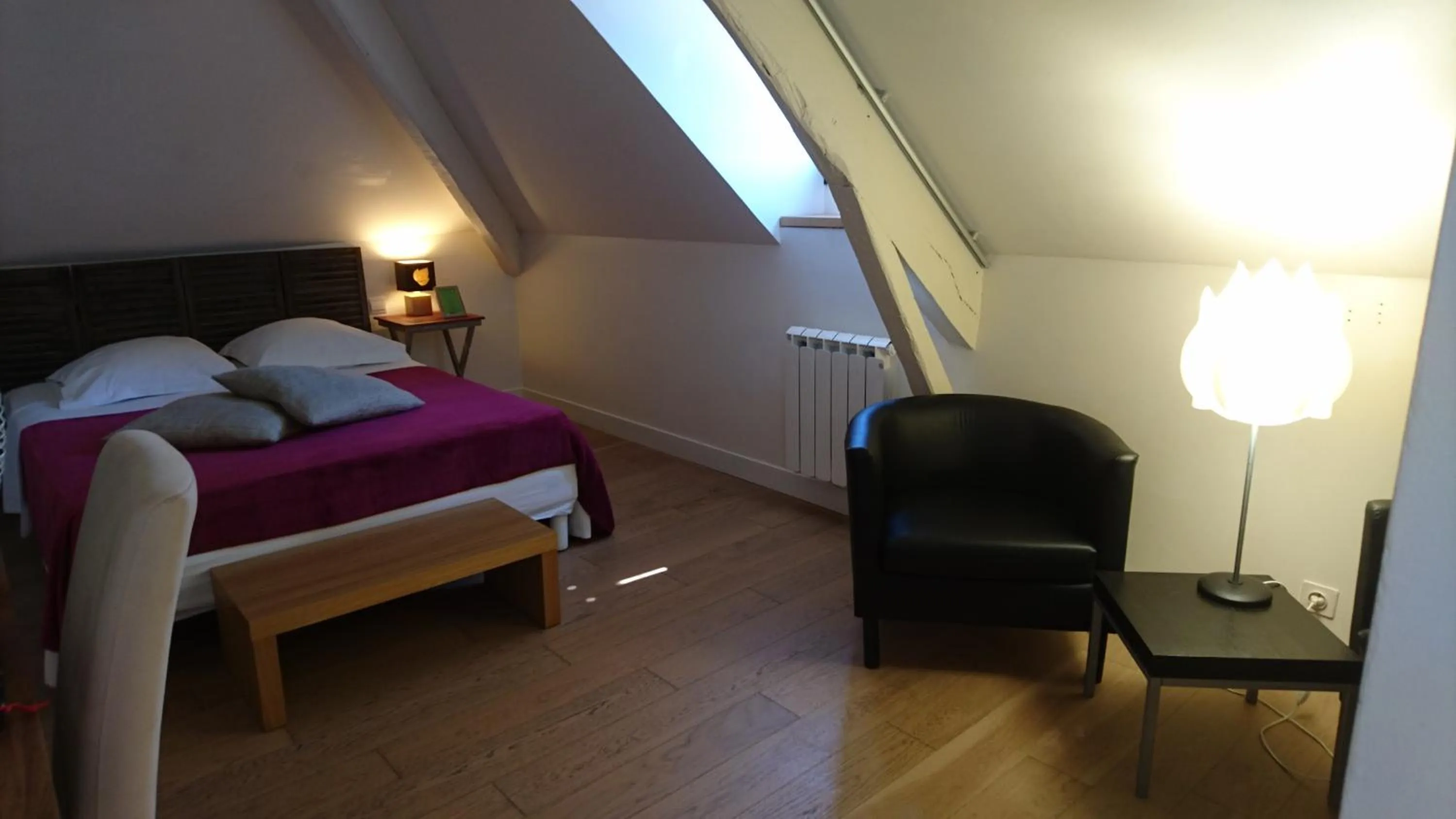 Photo of the whole room, Bed in Hotel La Bastie d'Urfé