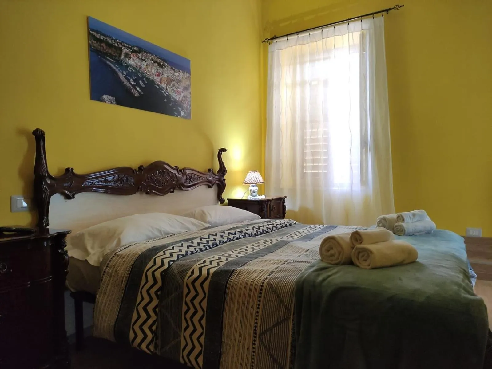 Bed in Napoli Royal Suite