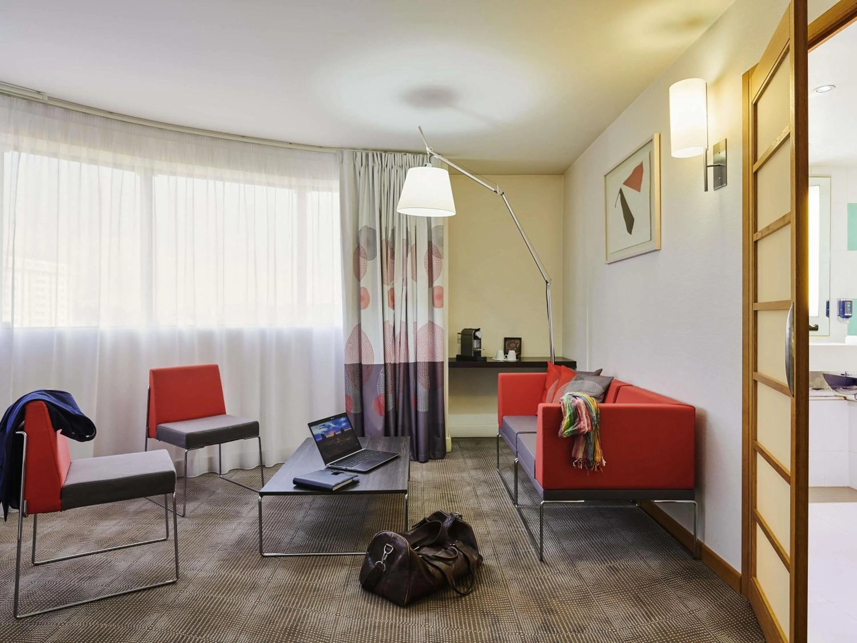 Bedroom in Novotel Paris 13 Porte d'Italie