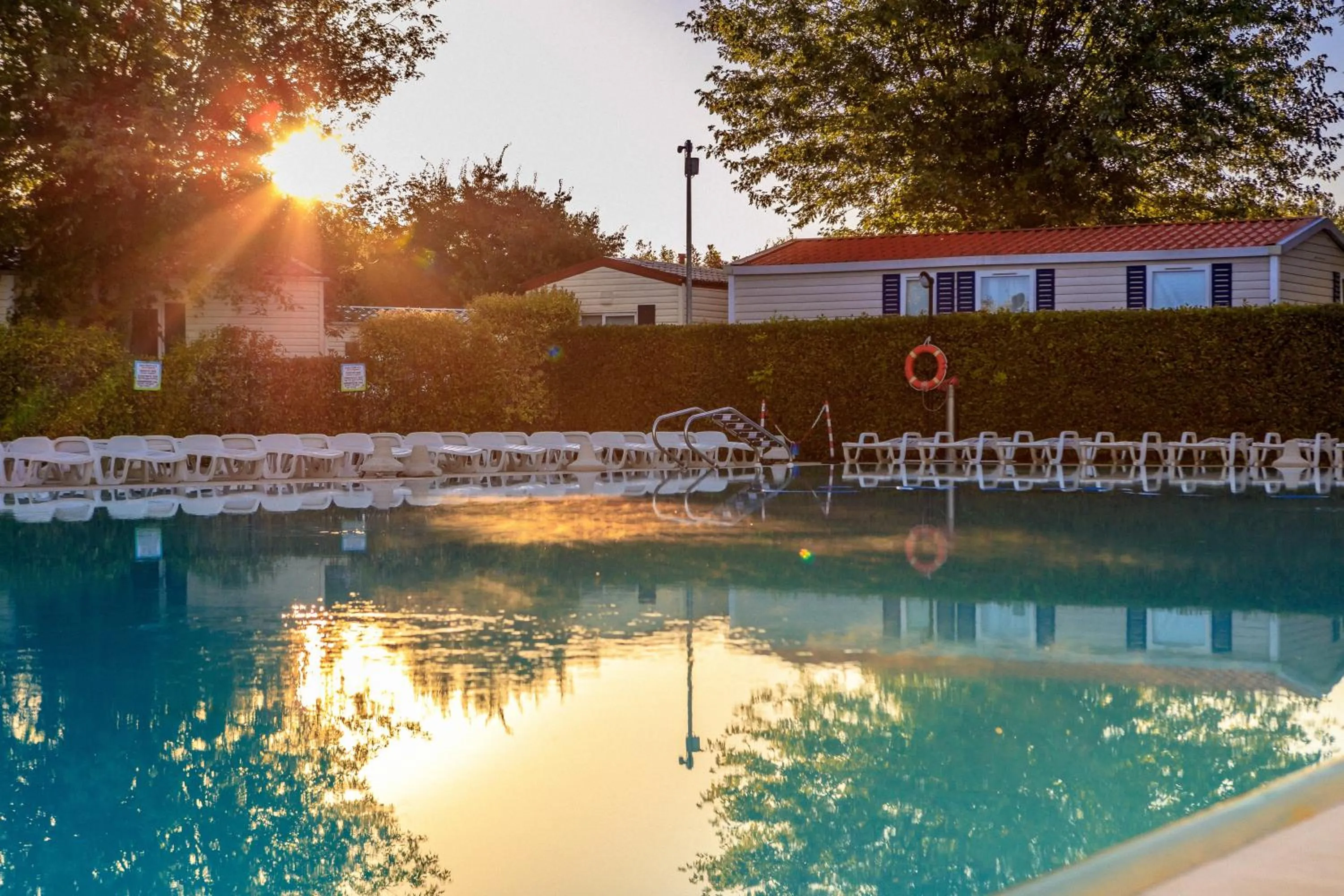Pool view in Camping Village Butterfly