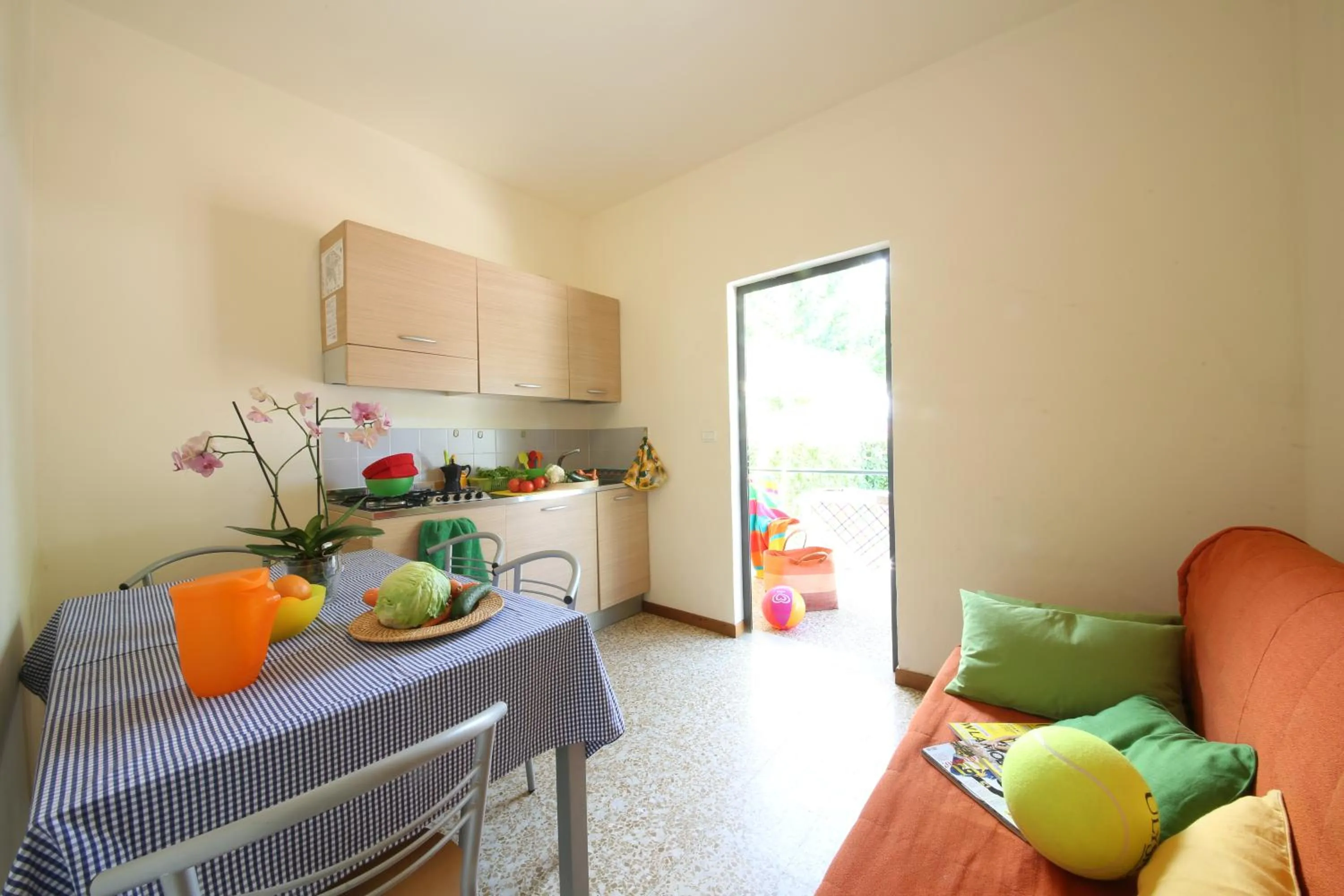 Kitchen or kitchenette in Camping Village Butterfly