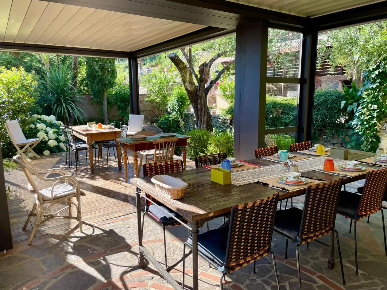 Patio in Borgata Cantone Country House B&B