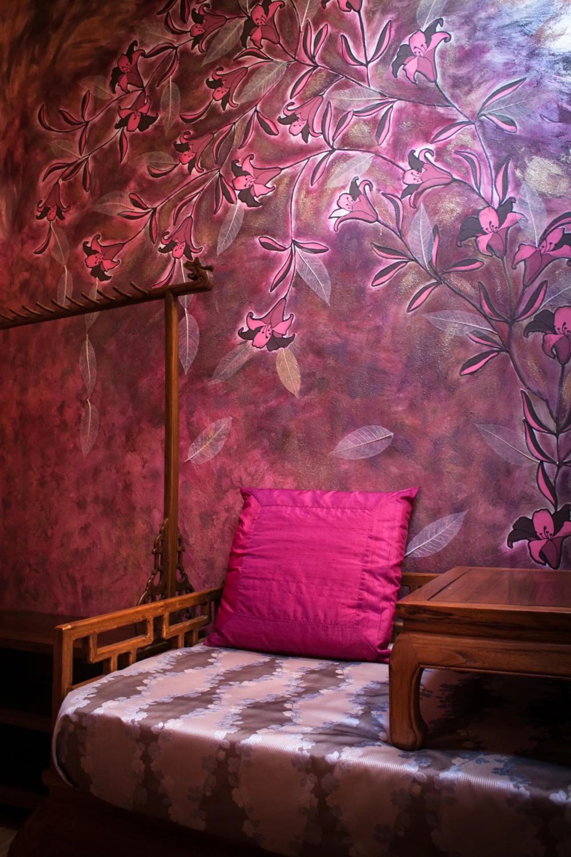 Bed in Villa Vietnamonamour