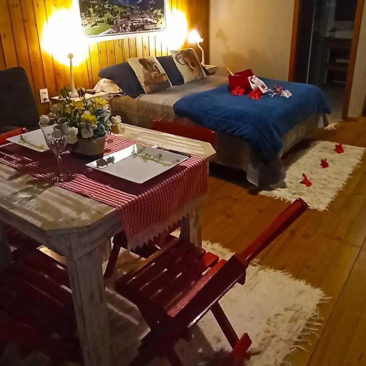 Bedroom, Bed in Pousada Chalé Suiço Bombinhas