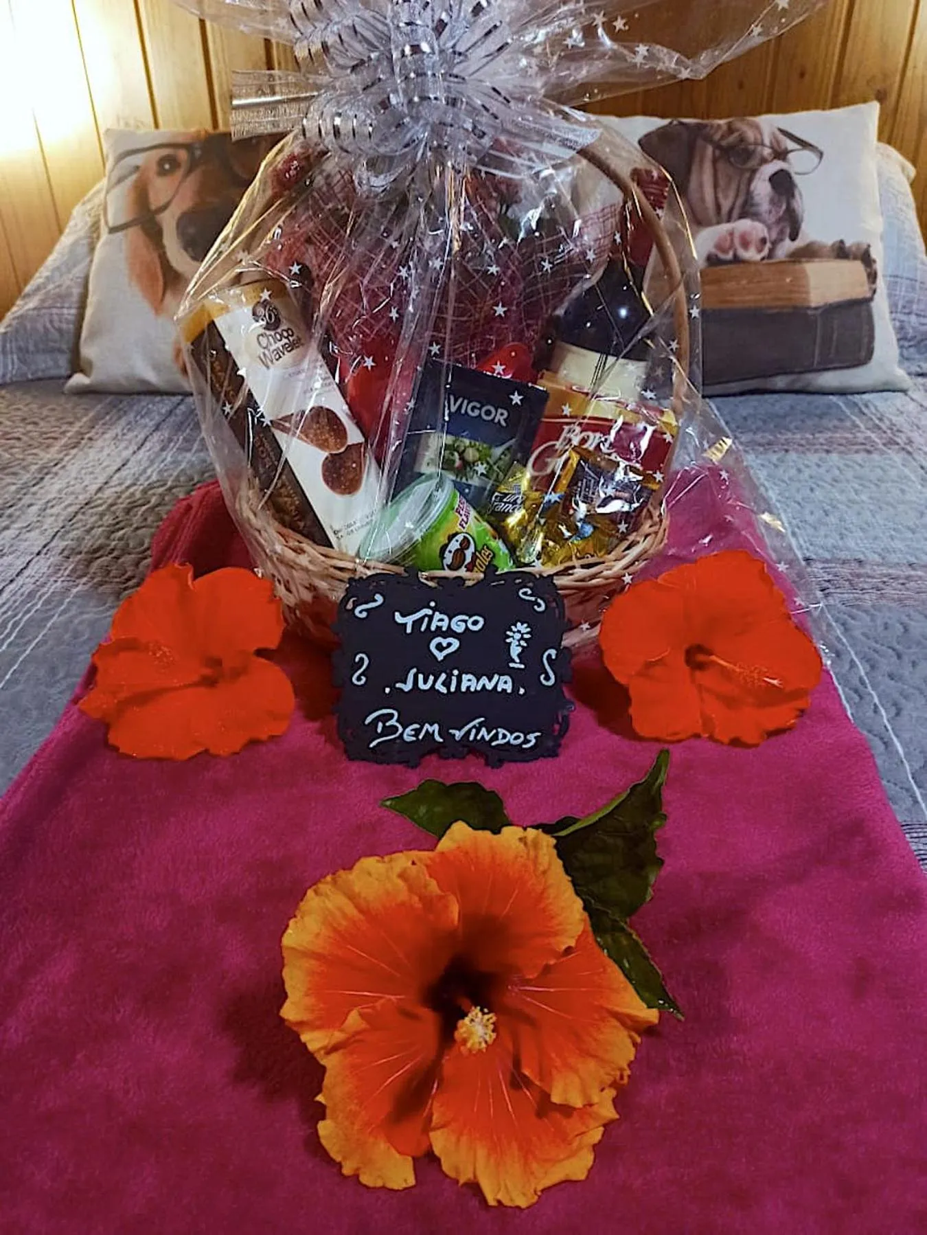 Decorative detail in Pousada Chalé Suiço Bombinhas