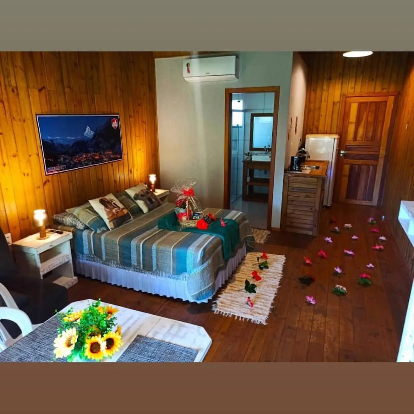 Decorative detail in Pousada Chalé Suiço Bombinhas