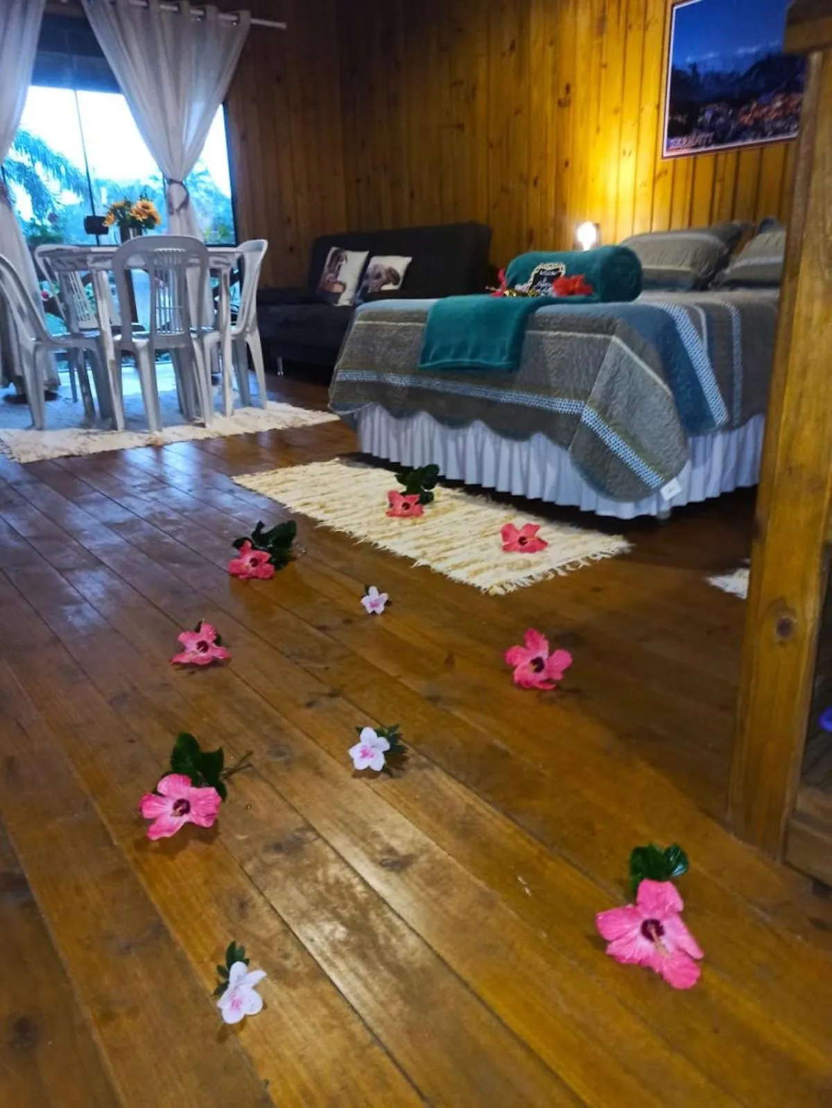 Decorative detail, Bed in Pousada Chalé Suiço Bombinhas