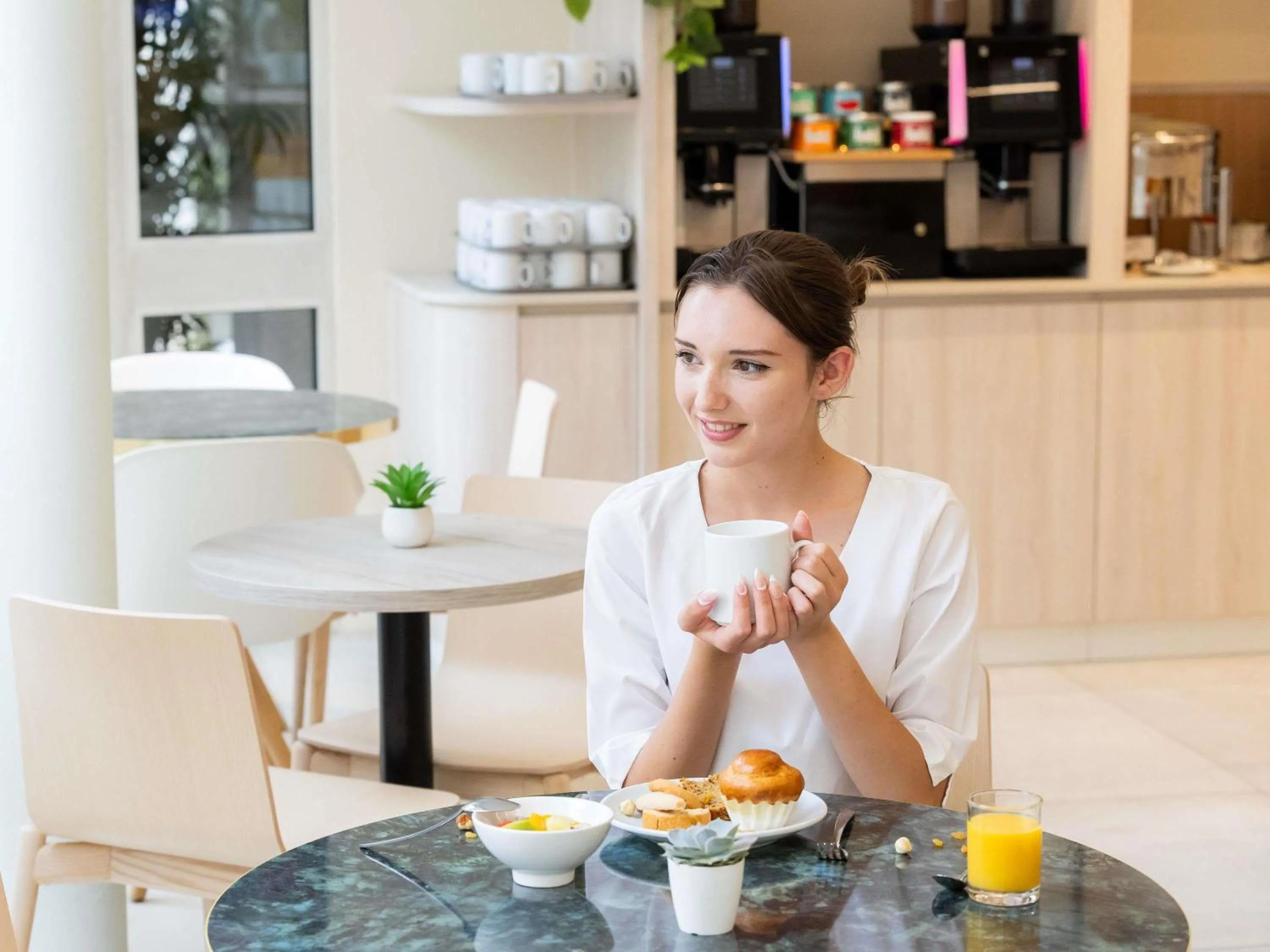 Breakfast in Novotel Suites Montpellier Antigone