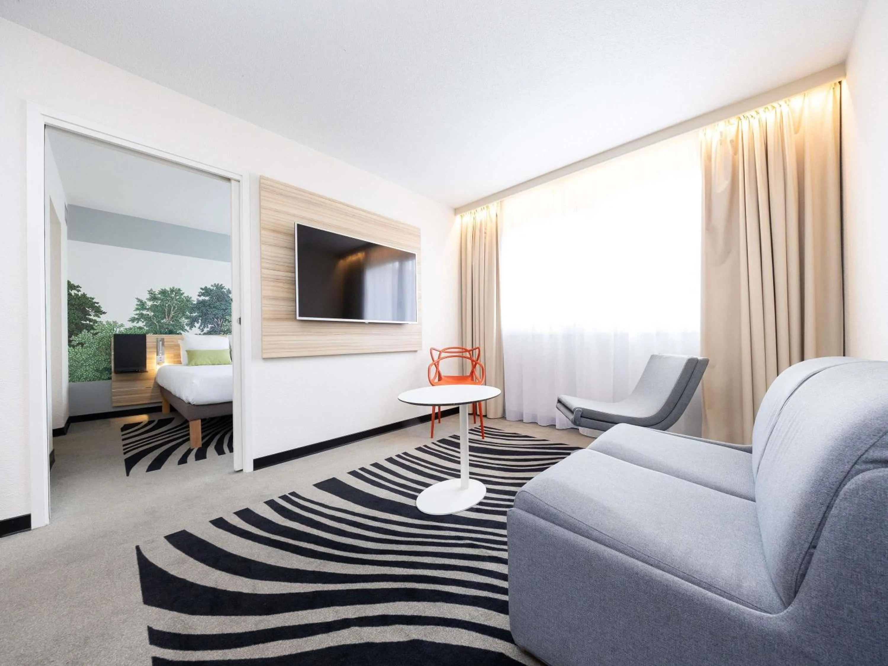 Bedroom in Novotel Suites Montpellier Antigone