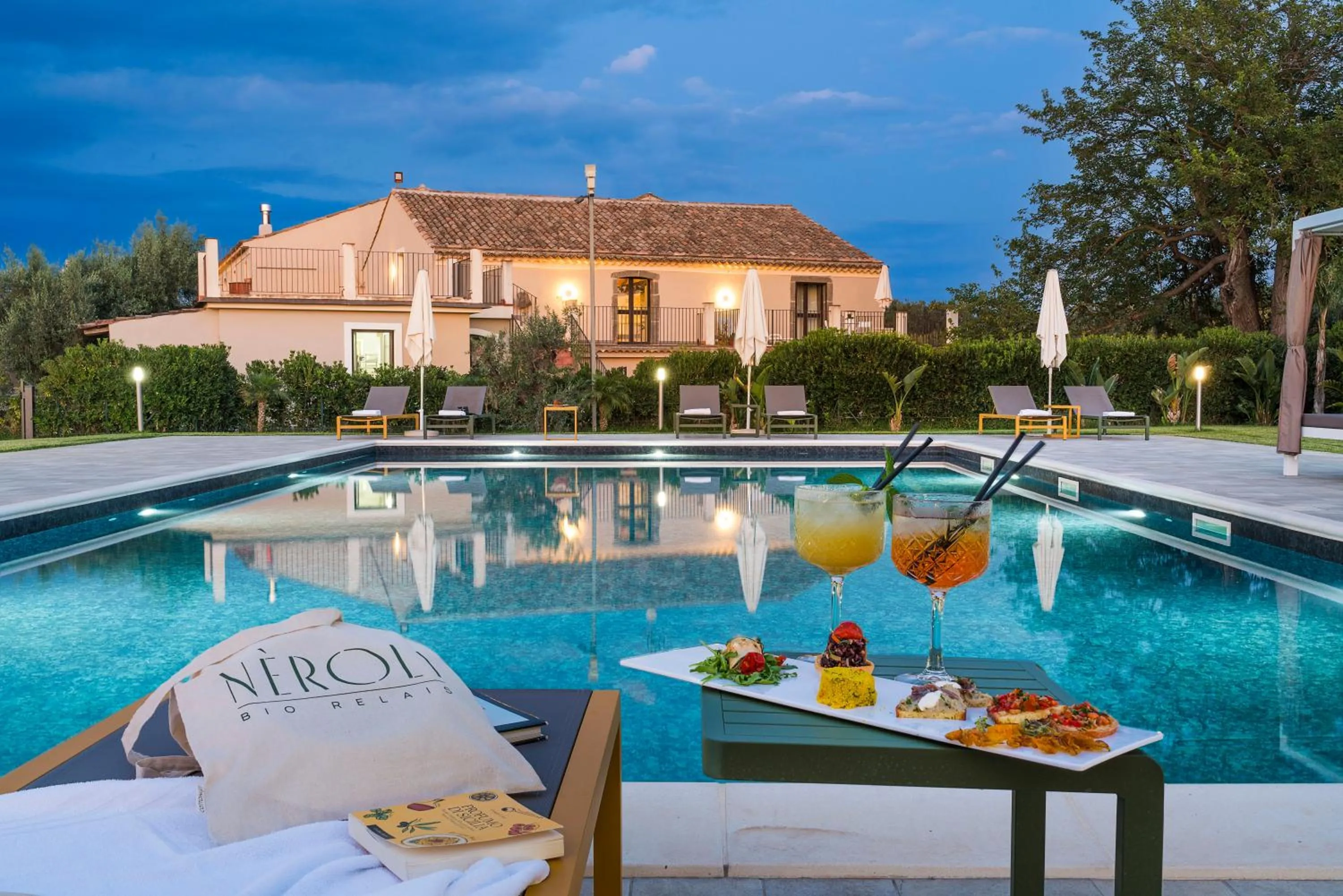 Lounge or bar in Nèroli Bio Relais