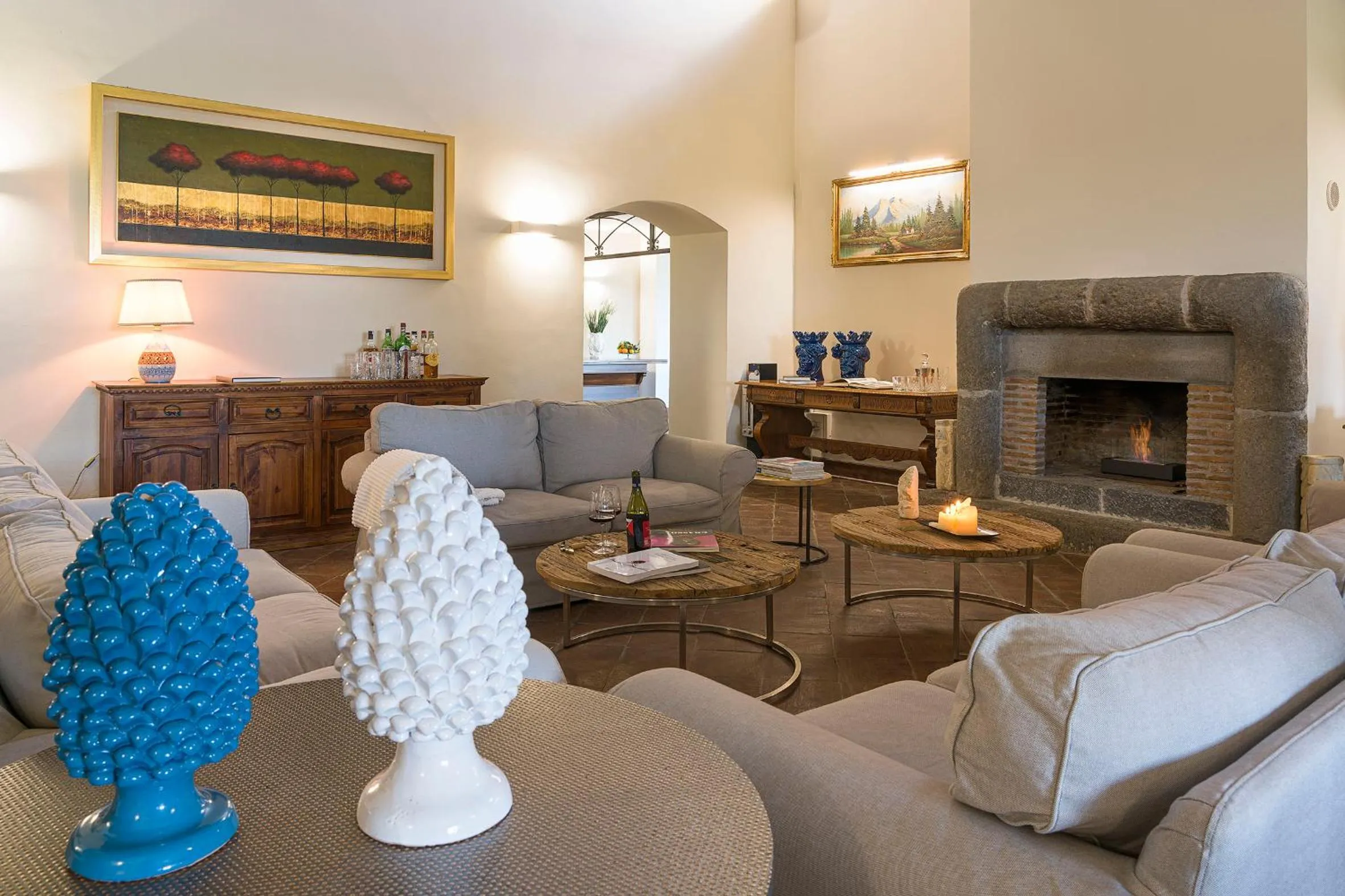 Living room in Nèroli Bio Relais