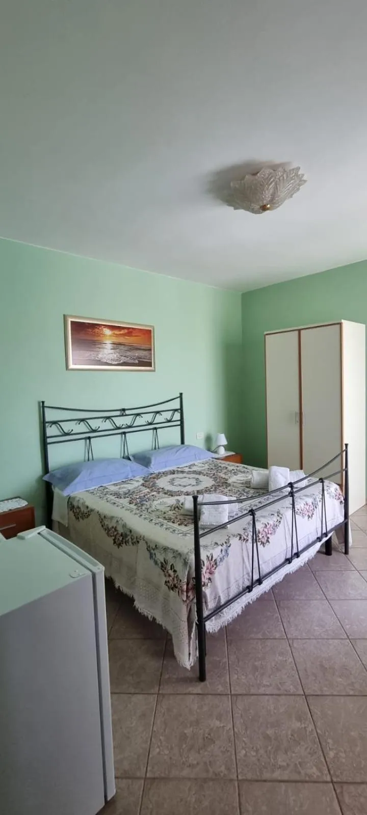 Bed in Villa Naclerio