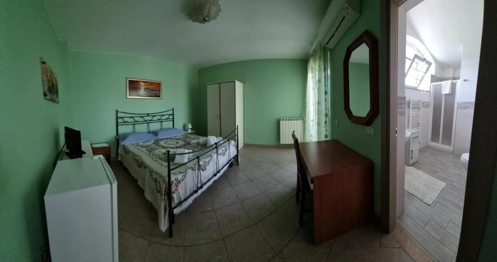 Bed in Villa Naclerio