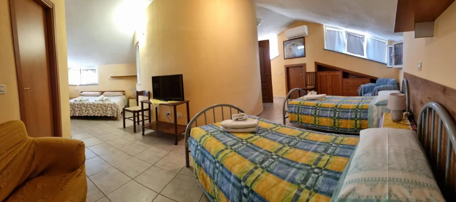 Bed in Villa Naclerio