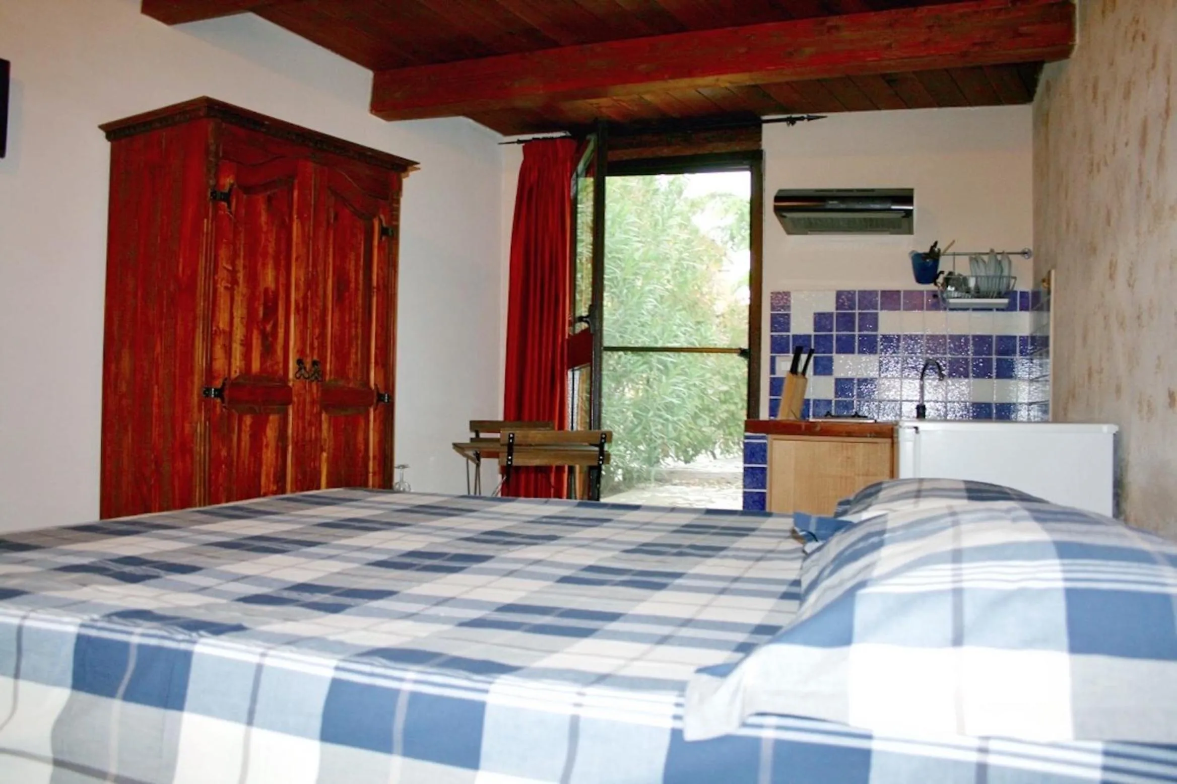 Kitchen or kitchenette, Bed in Al Settimo Cielo