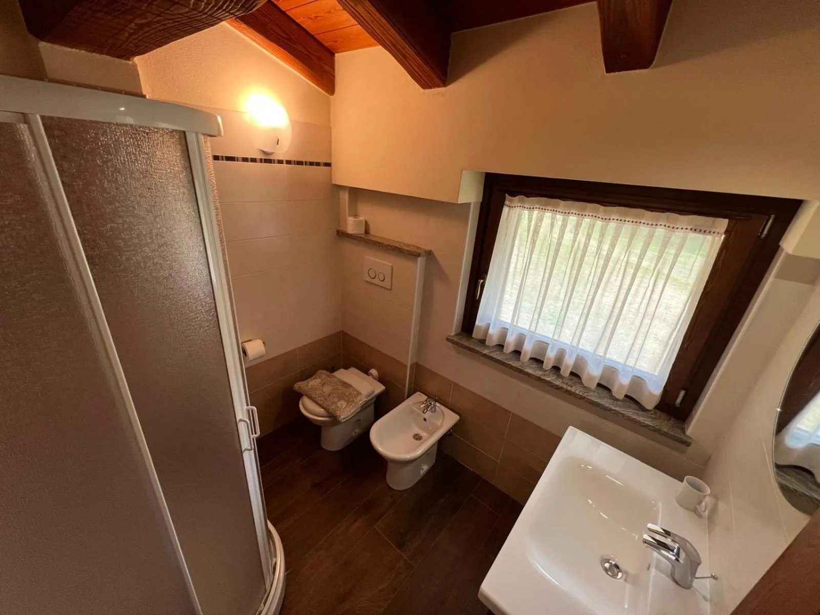 Shower in Villa Americana Chambres d'Hotes