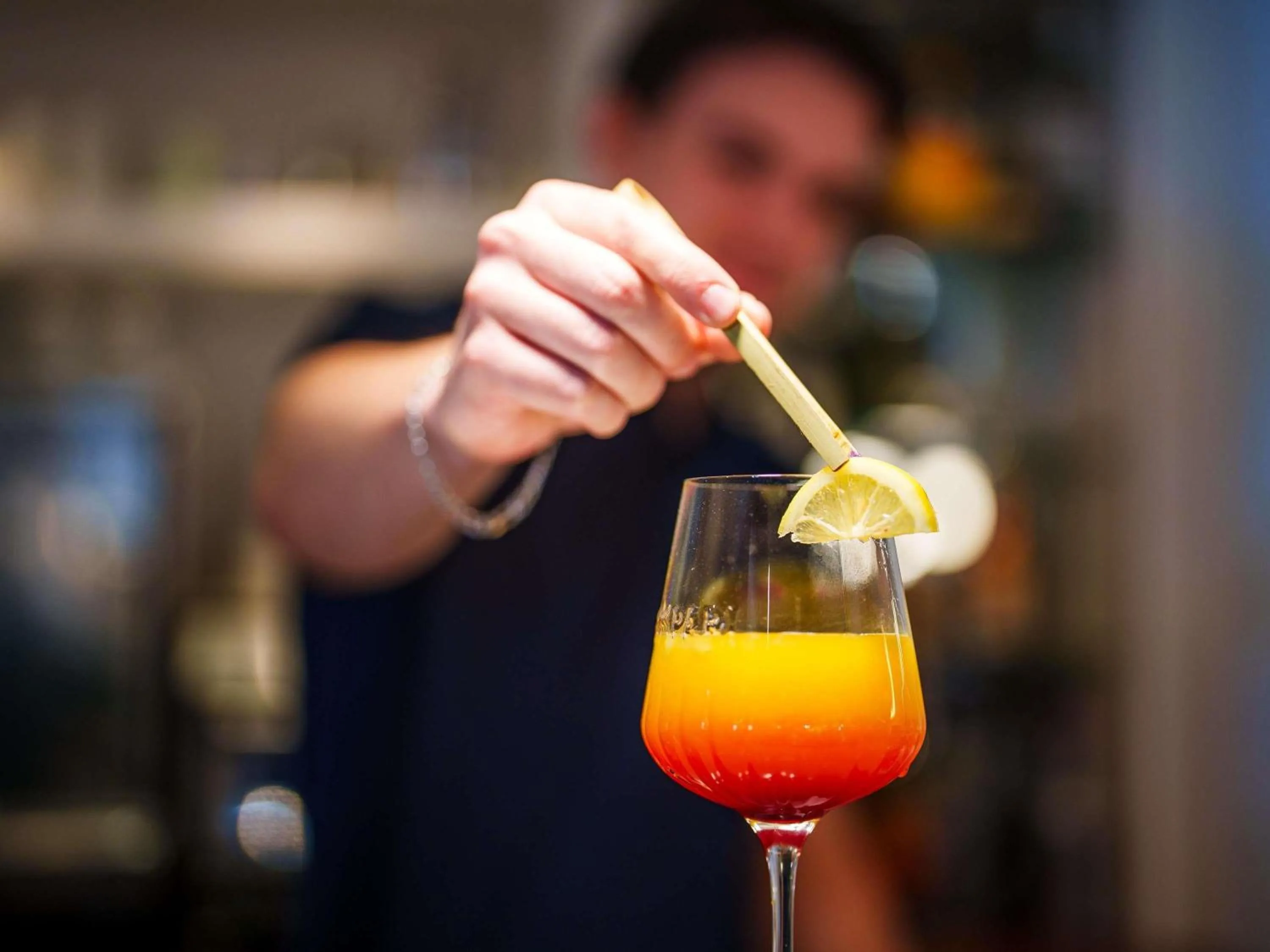 Lounge or bar in Novotel Saint Avold