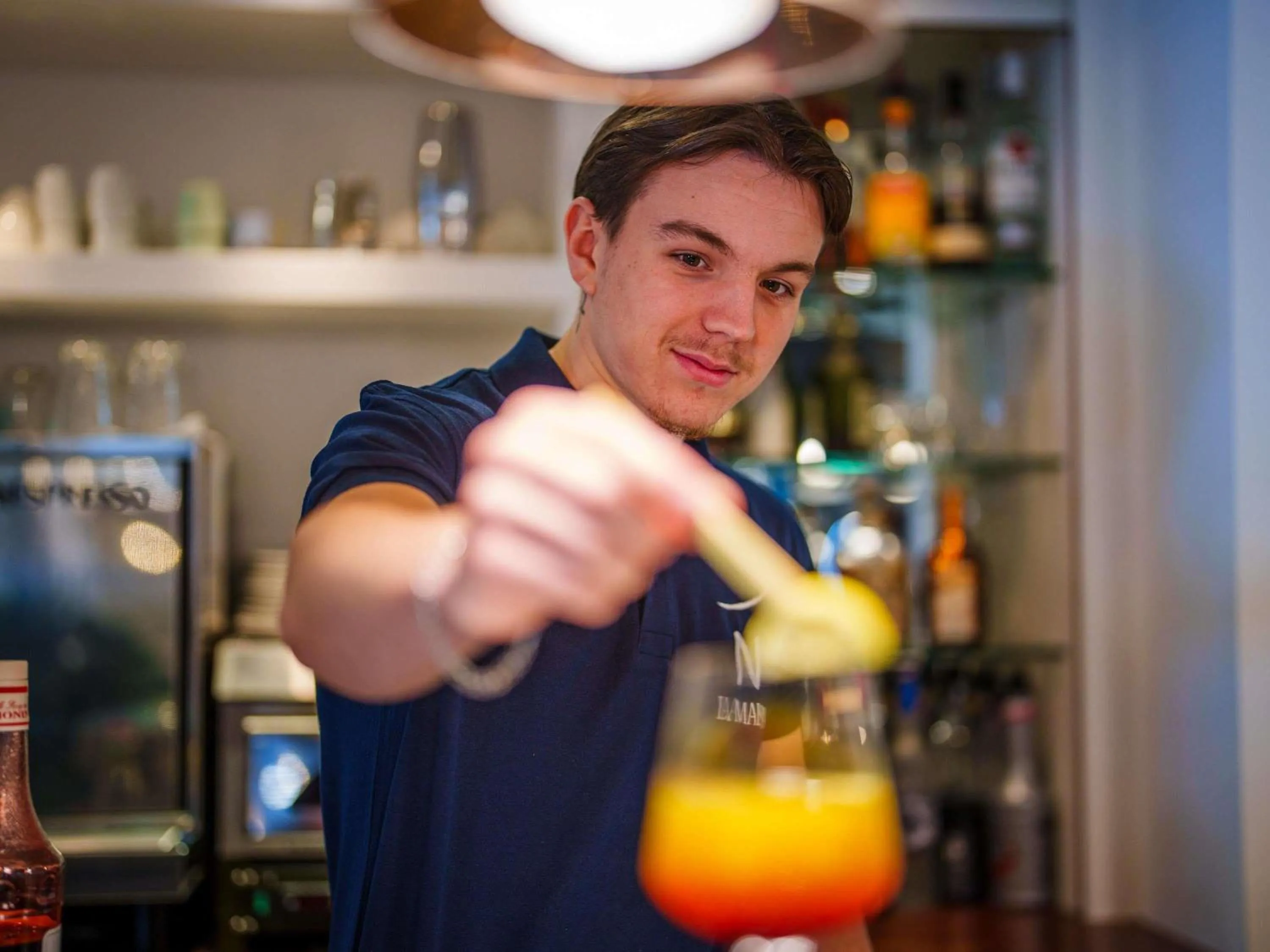 Lounge or bar in Novotel Saint Avold