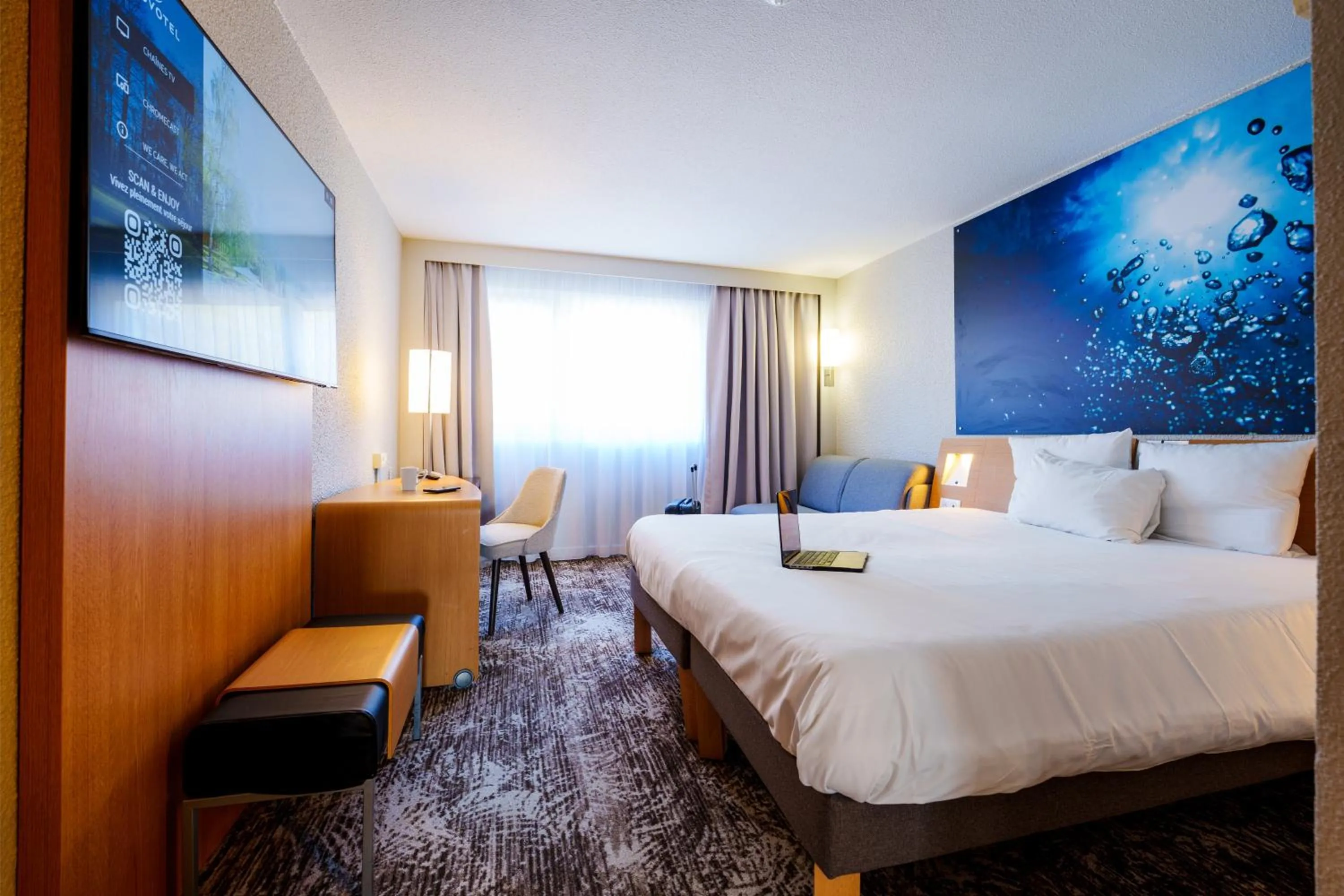 Bedroom, Bed in Novotel Saint Avold