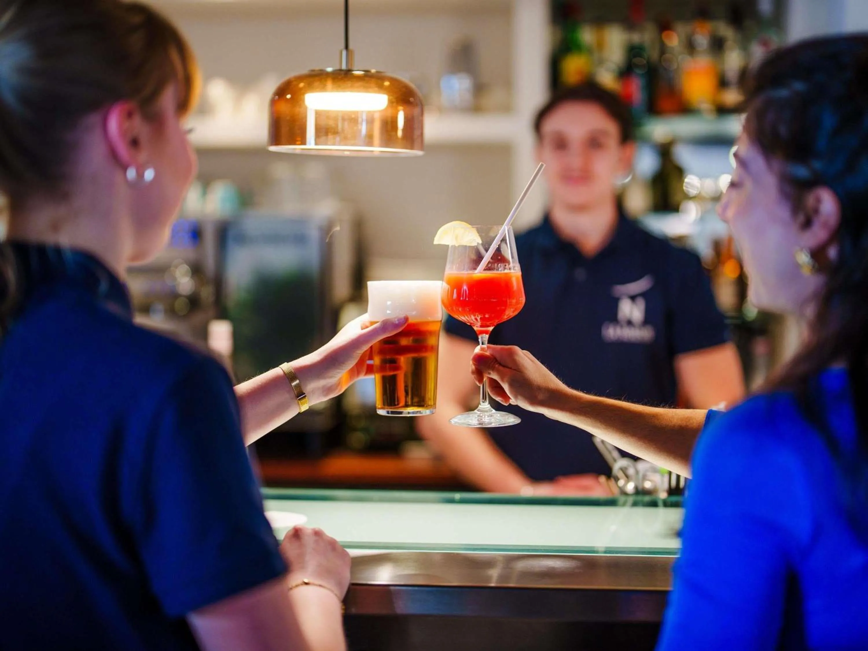 Lounge or bar in Novotel Saint Avold