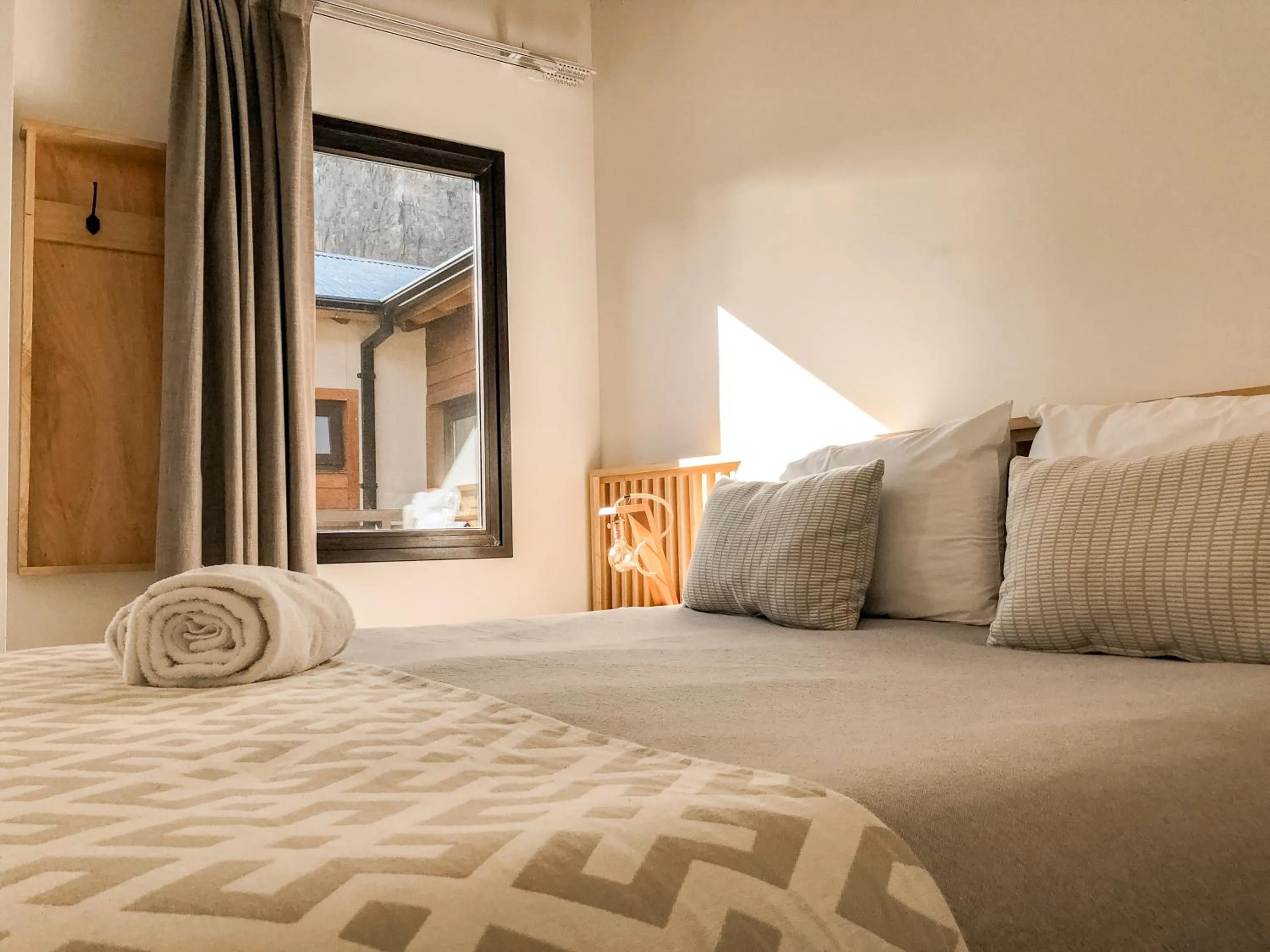 Bed in Senderos Aparts & Suites