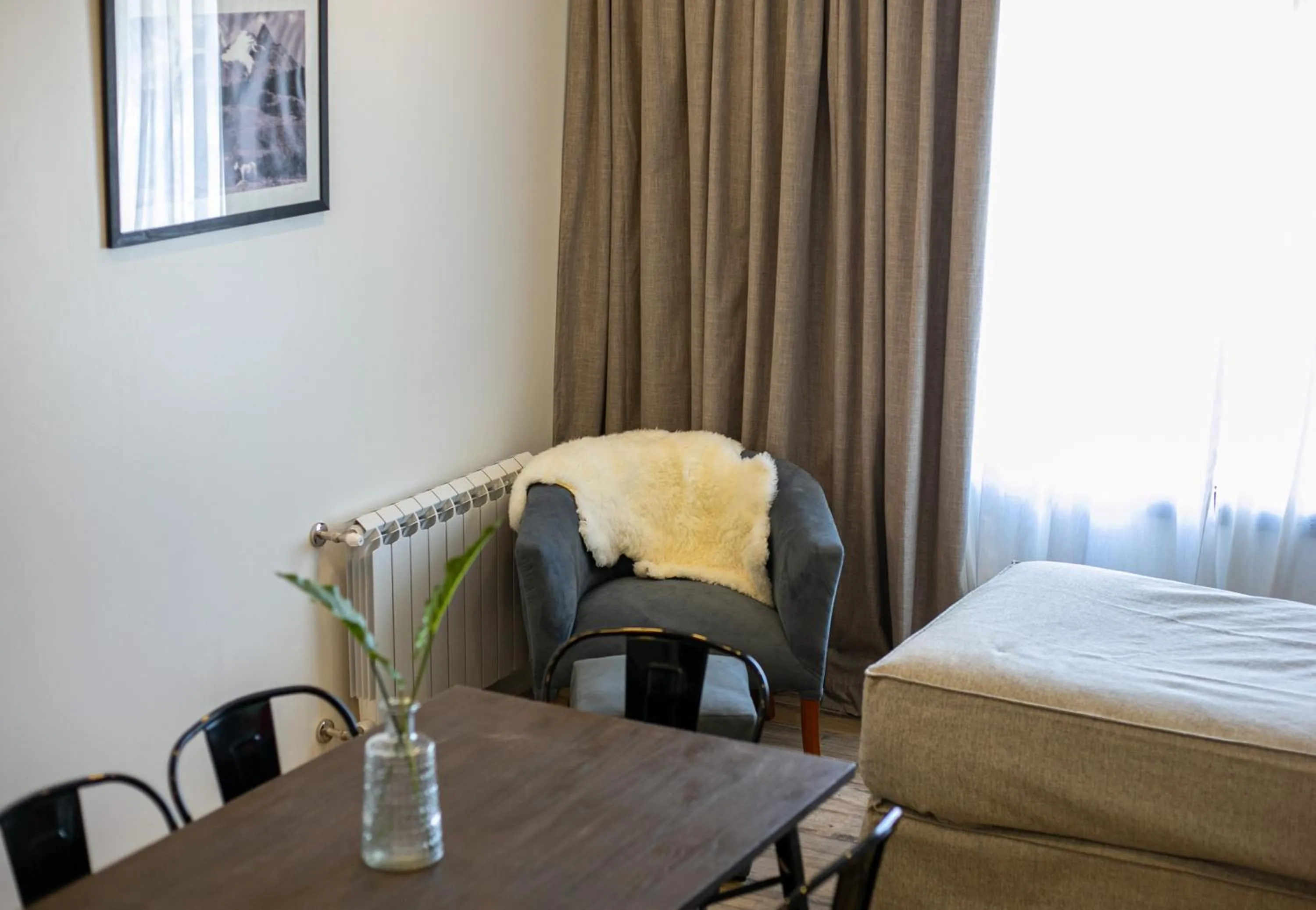 Bed in Senderos Aparts & Suites