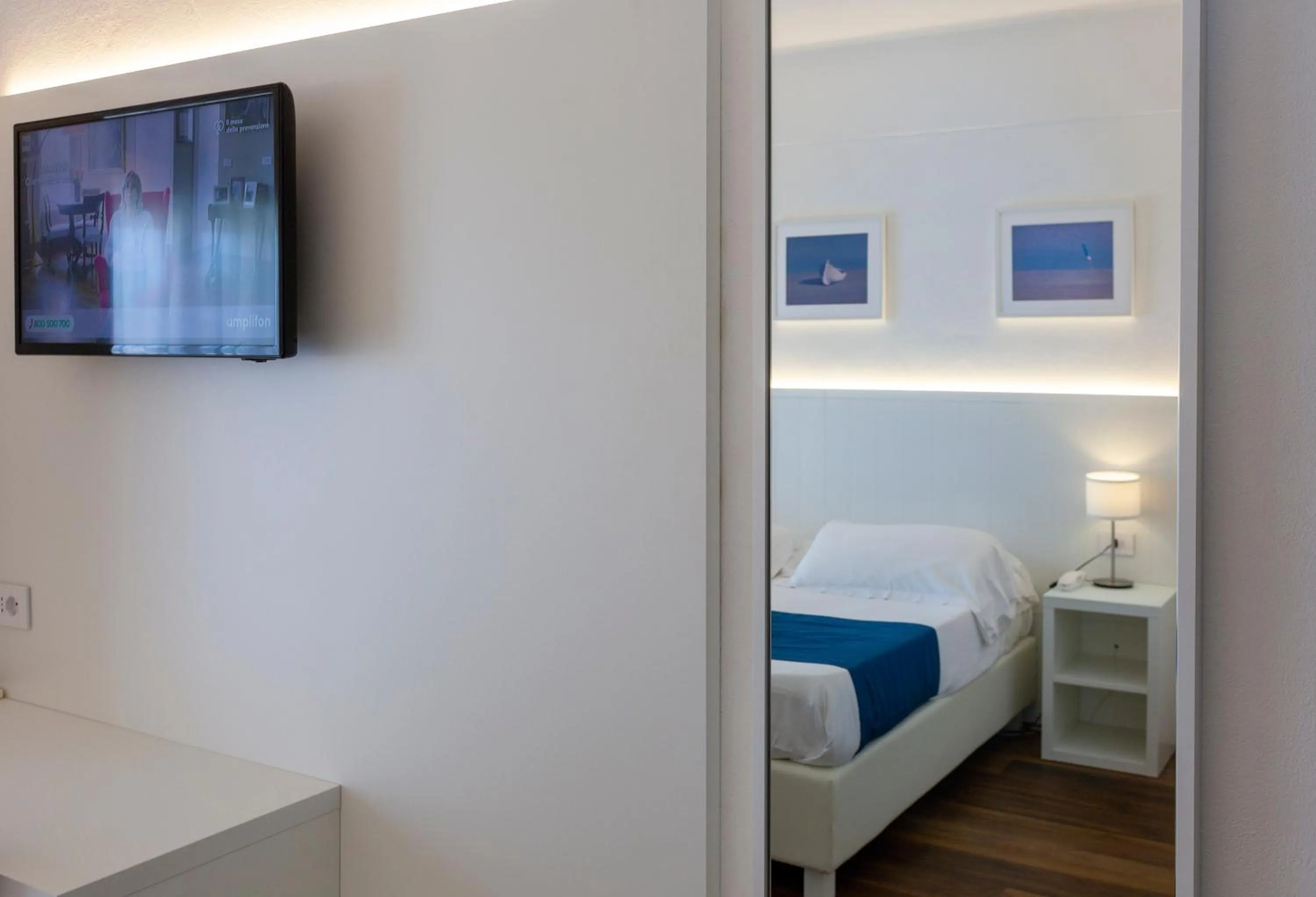 Bed in Hotel Tarabella