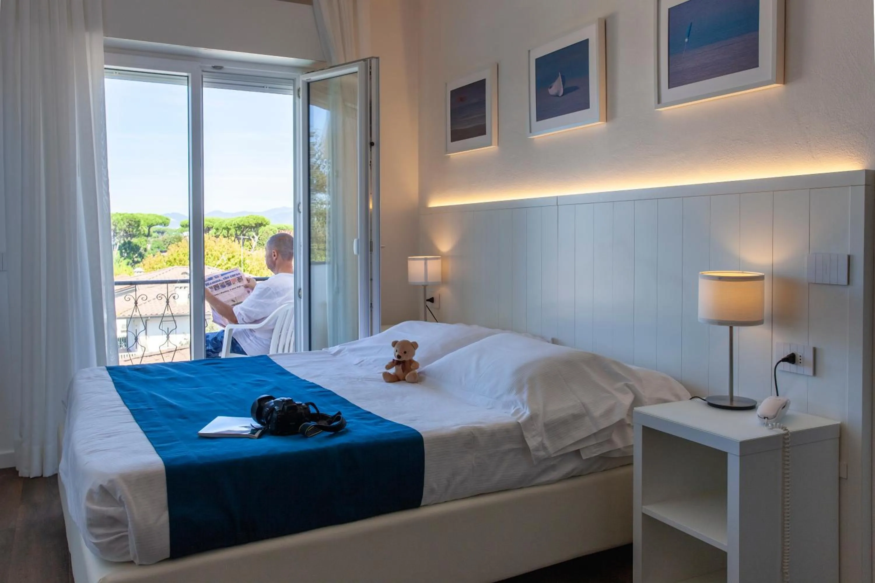 Bed in Hotel Tarabella