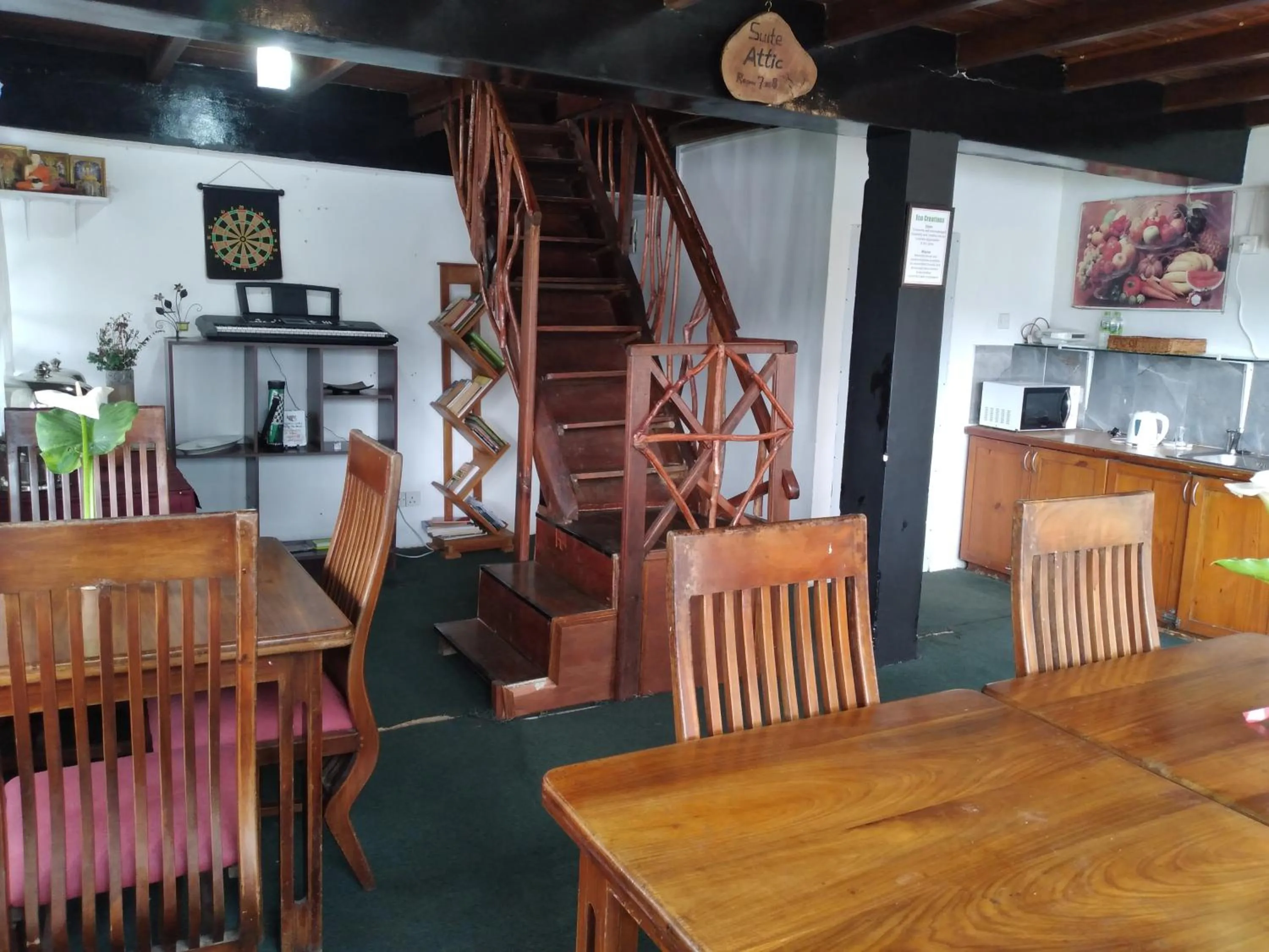 Seating area in Eco Creations Nuwaraeliya
