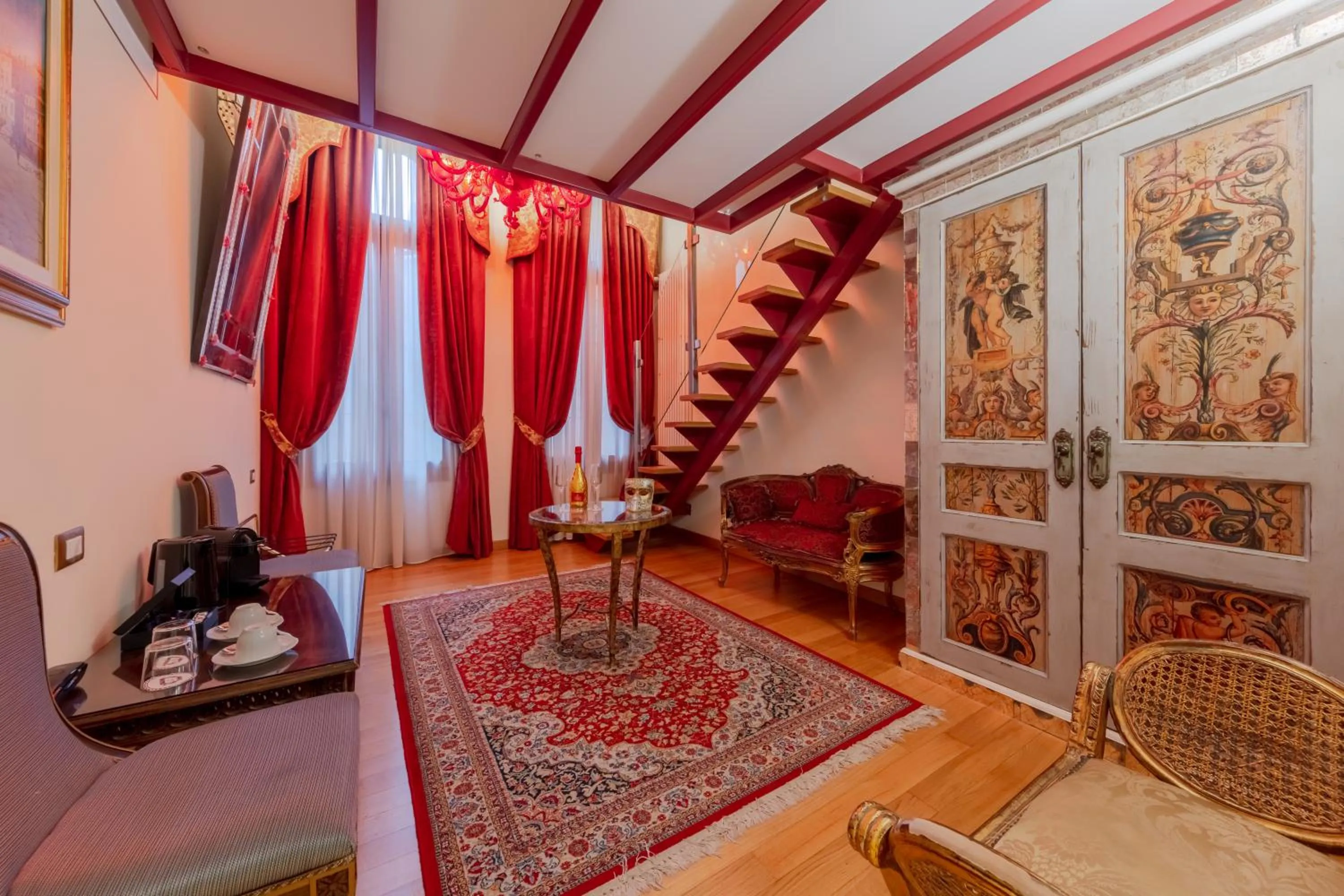 Seating area in Ca Dell'Arte