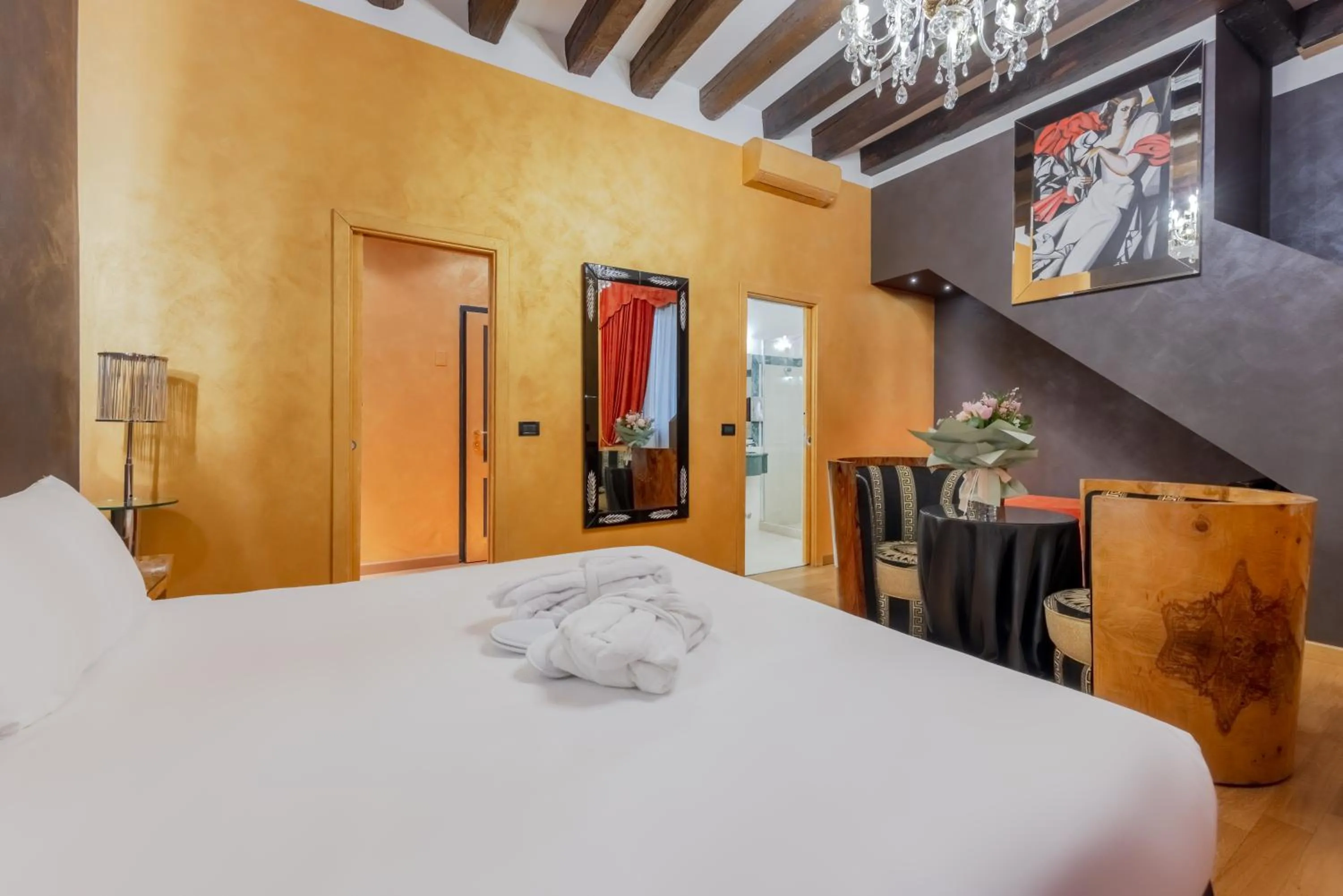 Bathroom, Bed in Ca Dell'Arte