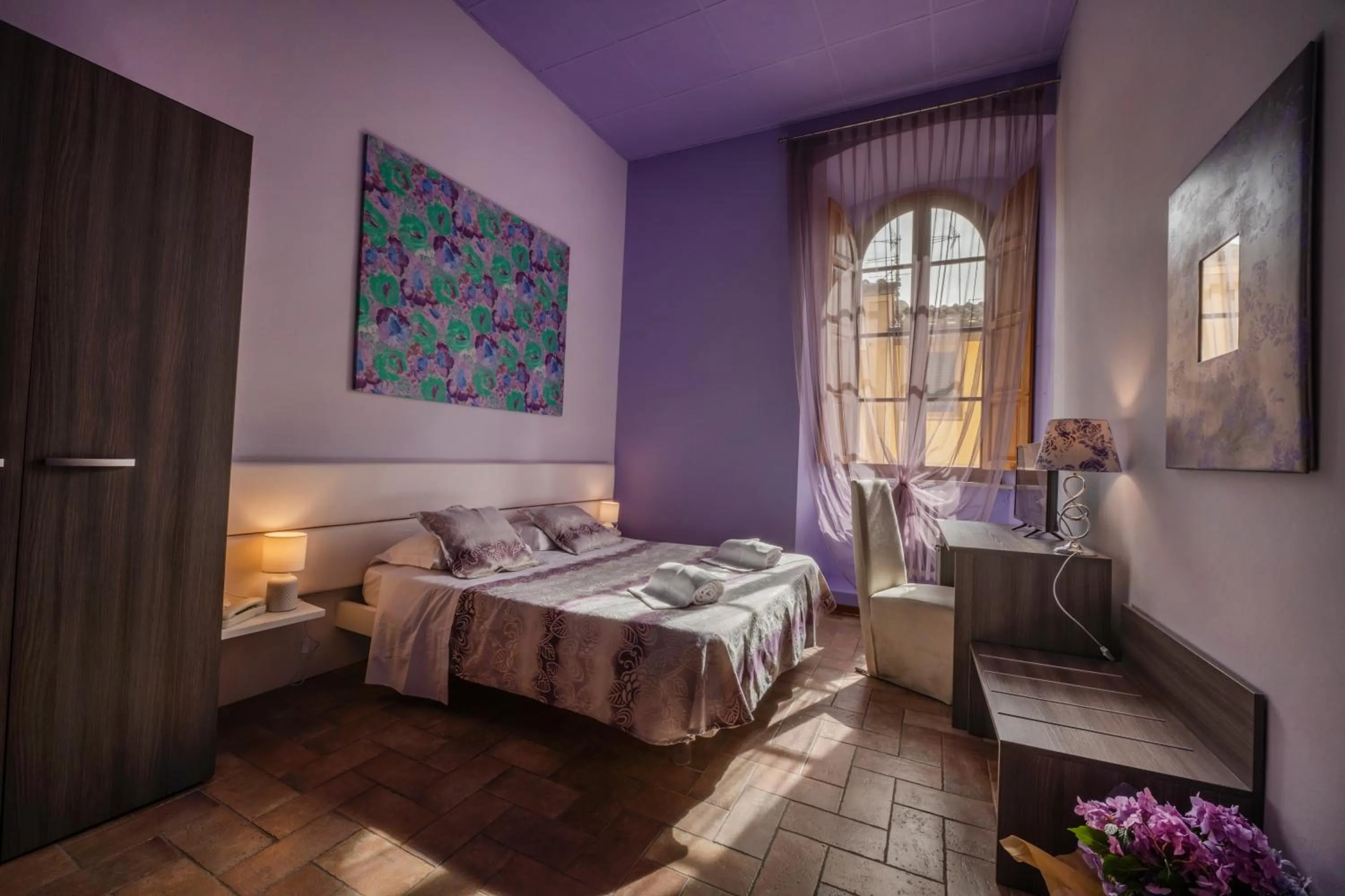 Bedroom, Bed in Hotel Palazzo Renieri - 3stelle S