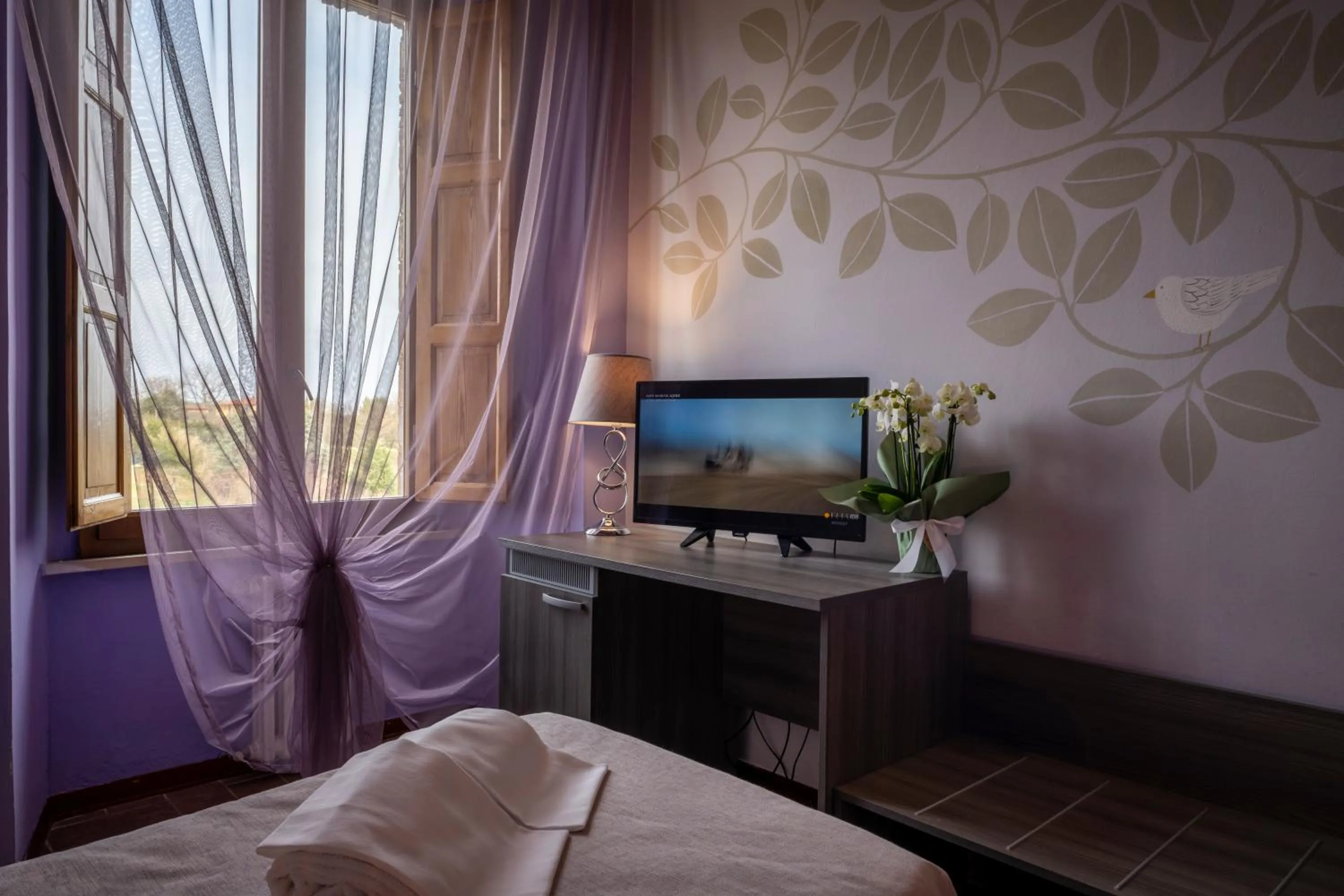 TV and multimedia, Bed in Hotel Palazzo Renieri - 3stelle S