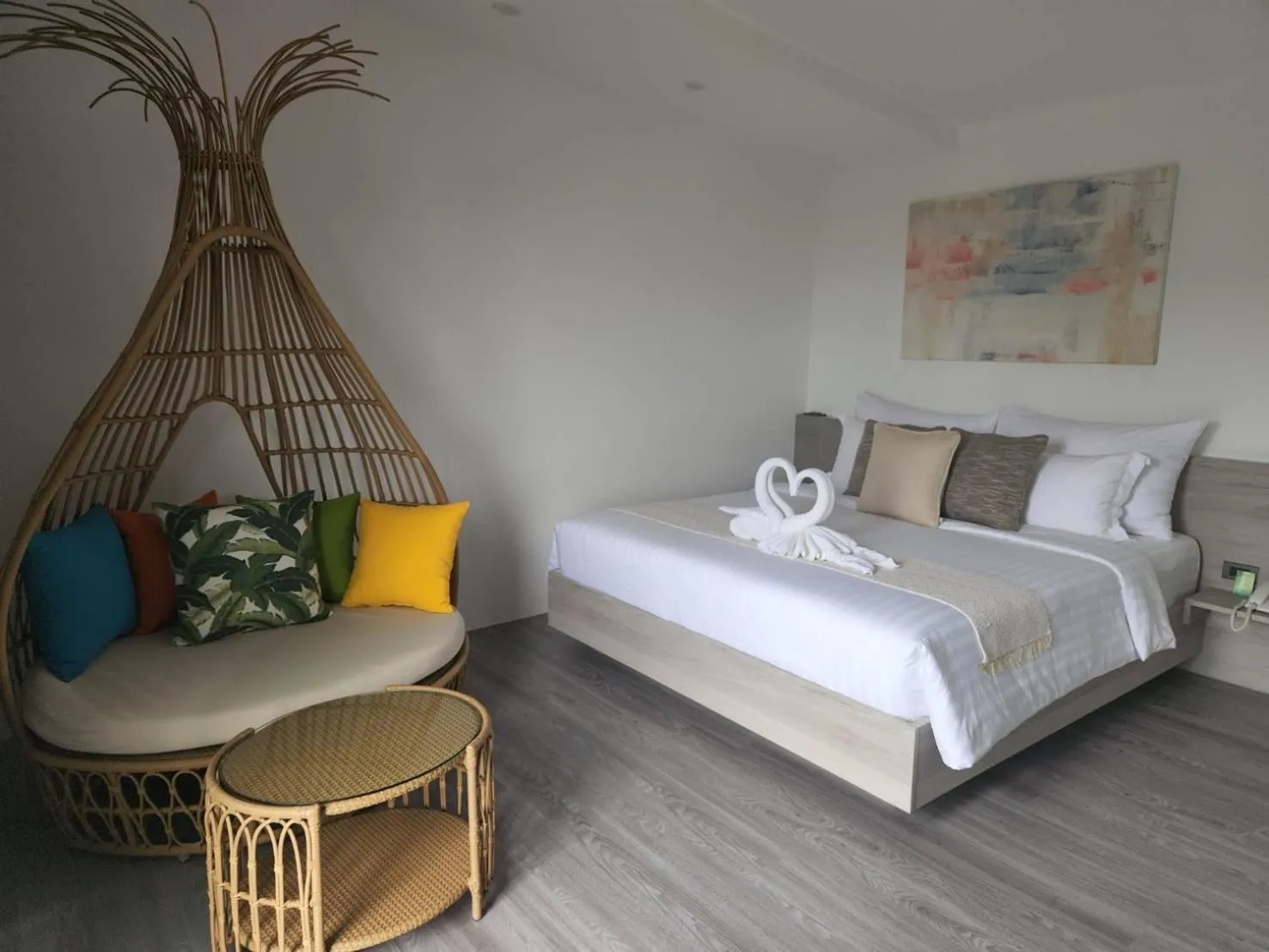 Bed in Grand Kokkod Khao Kho Resort