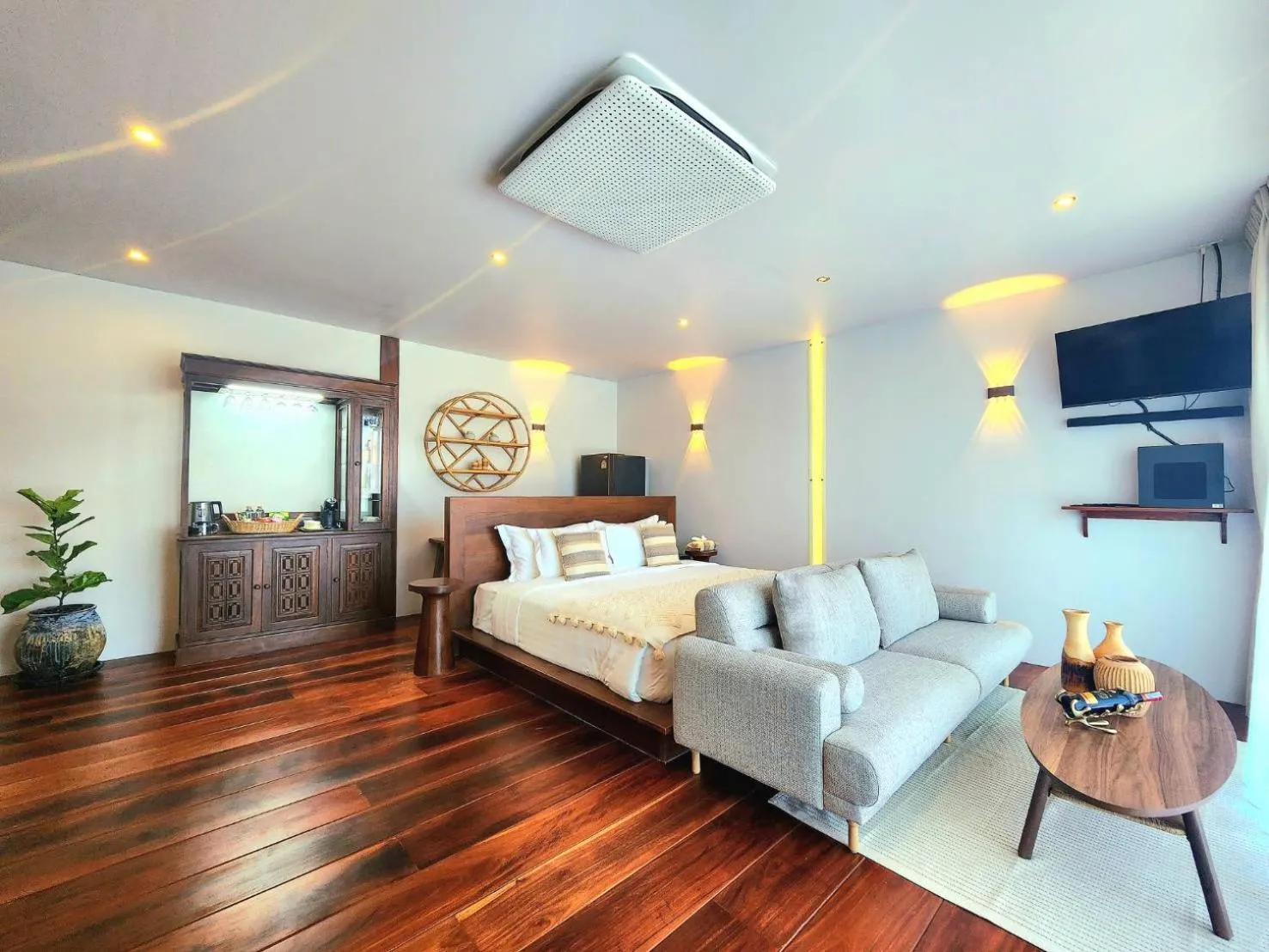 Bed in Grand Kokkod Khao Kho Resort