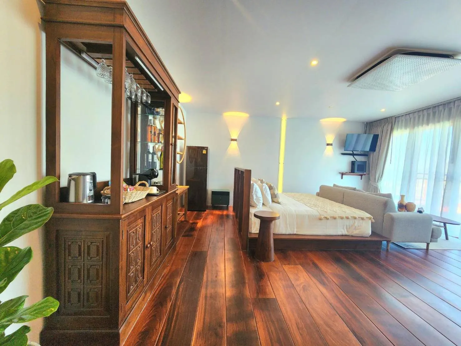 Bed in Grand Kokkod Khao Kho Resort