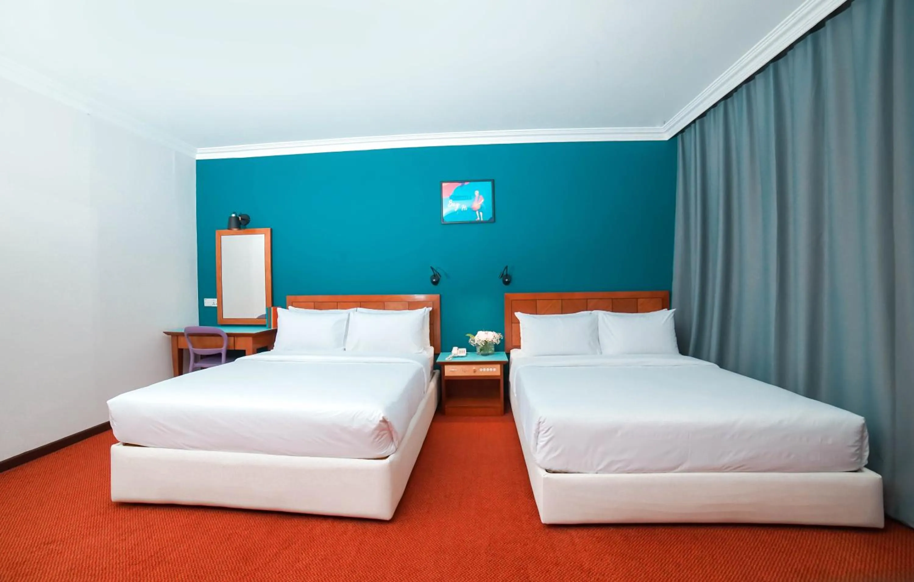 Bed in JO Hotel Johor Bahru