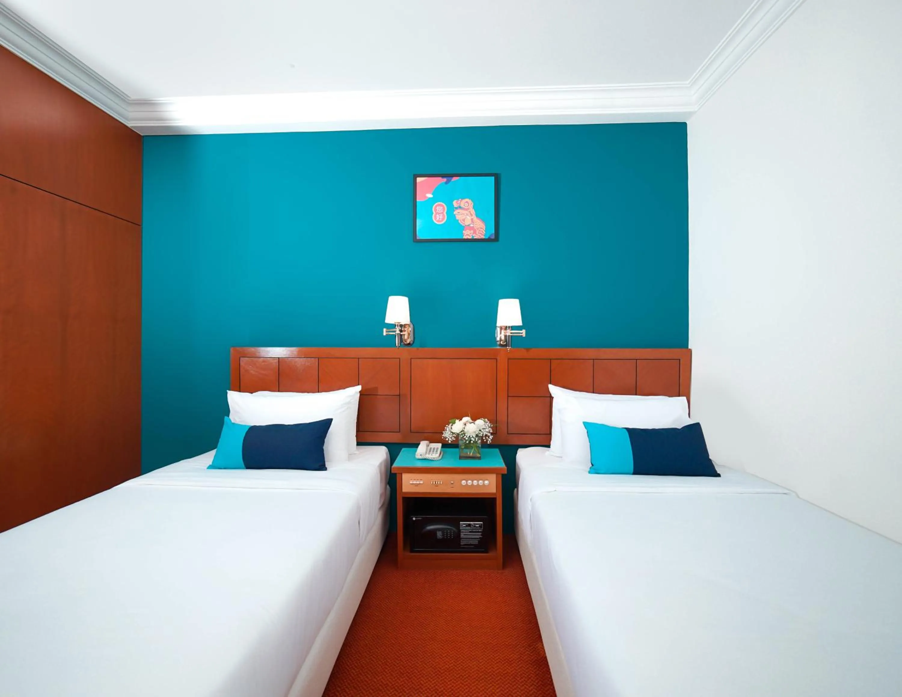 Bed in JO Hotel Johor Bahru