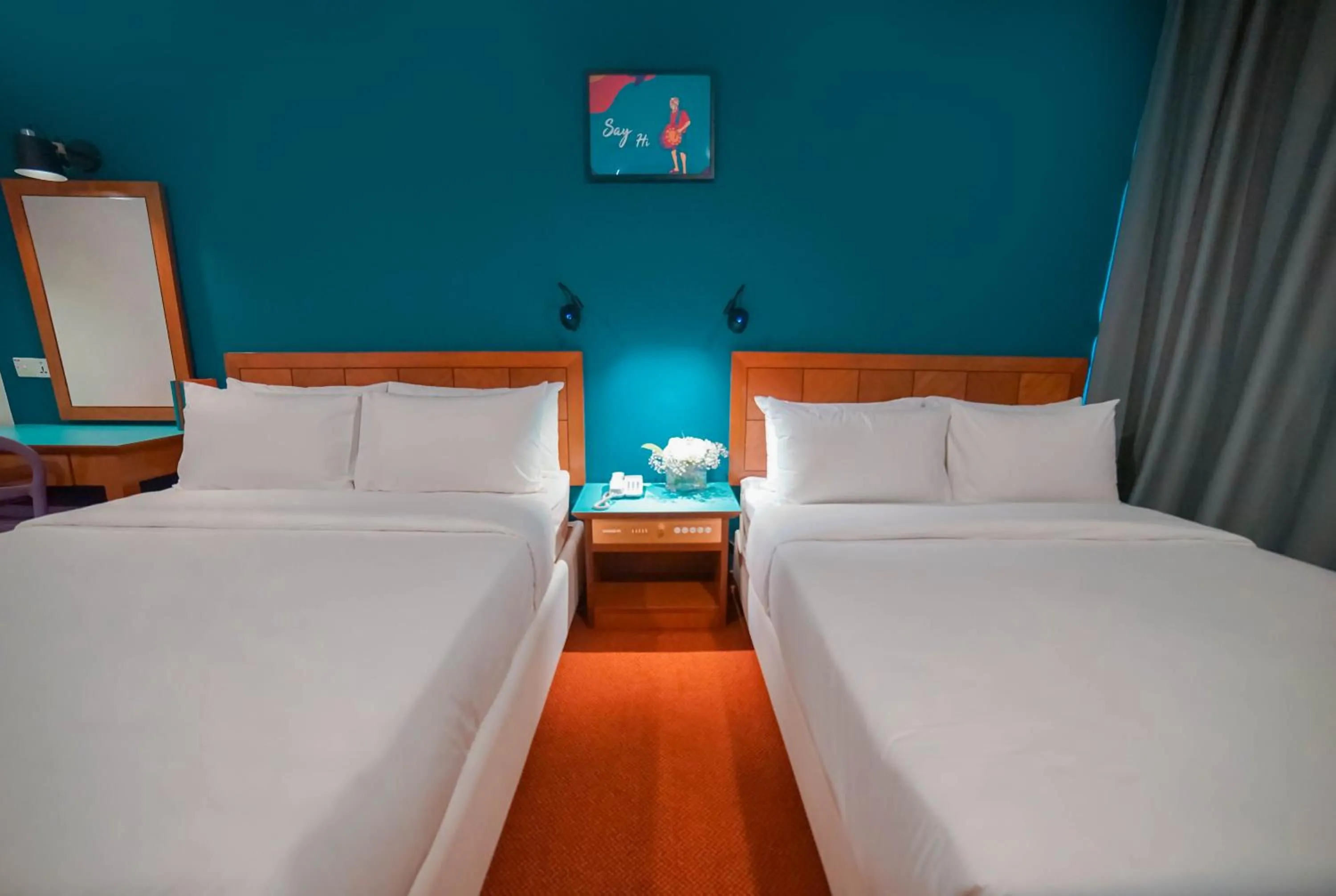 Bed in JO Hotel Johor Bahru