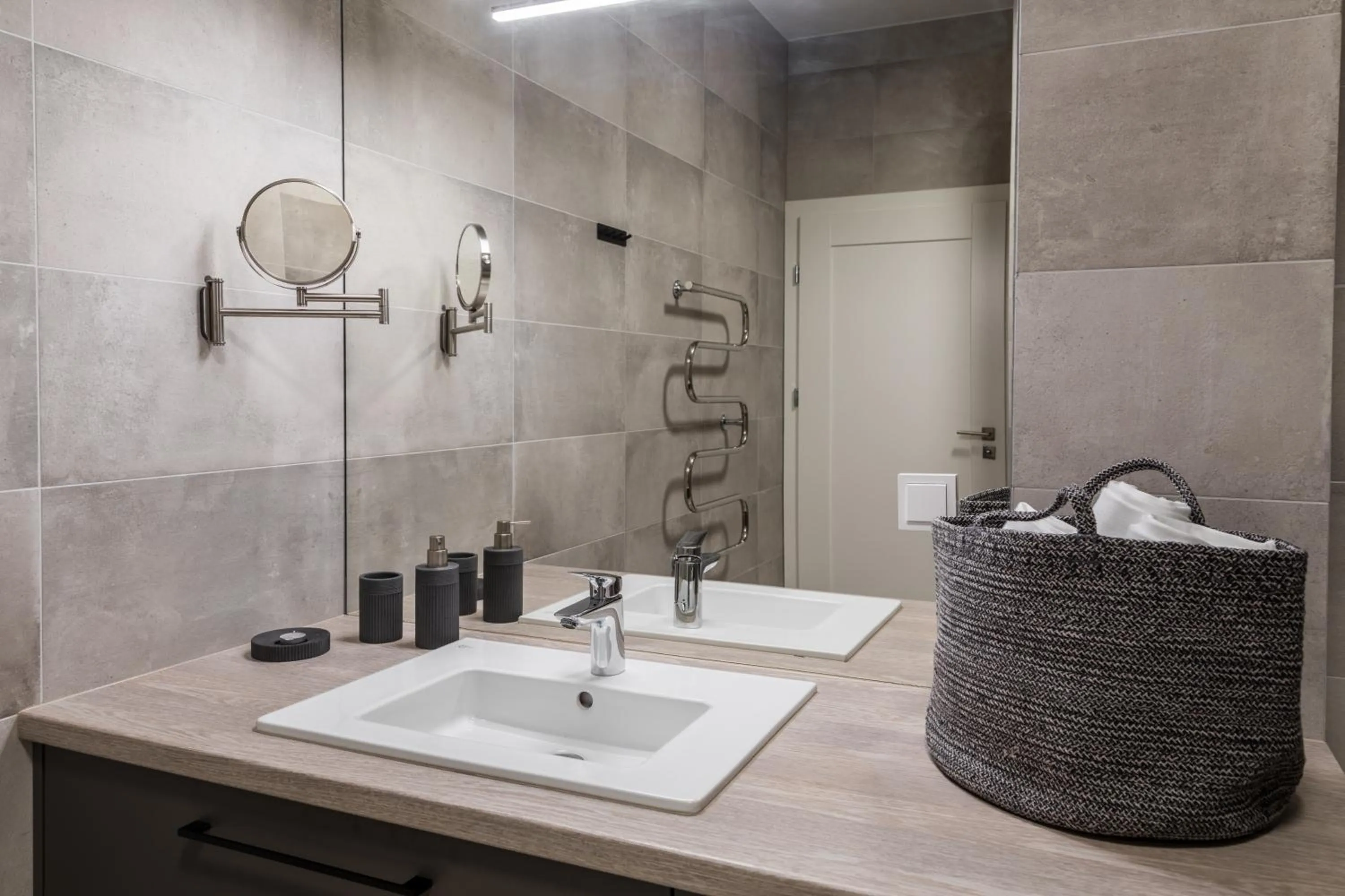 Bathroom in Apartment Hotel Laisve