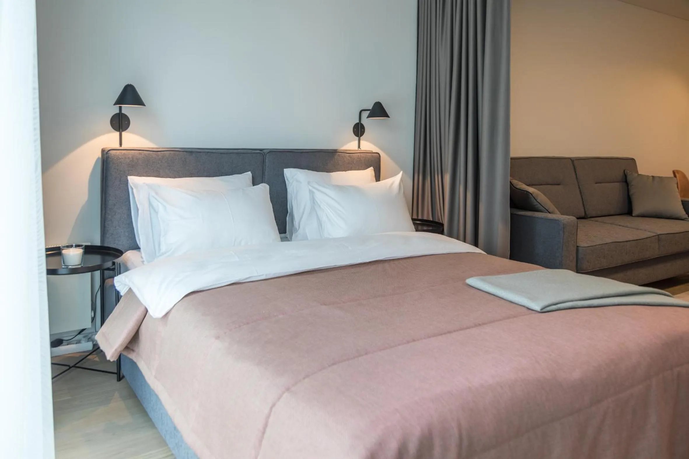 Bed in Apartment Hotel Laisve