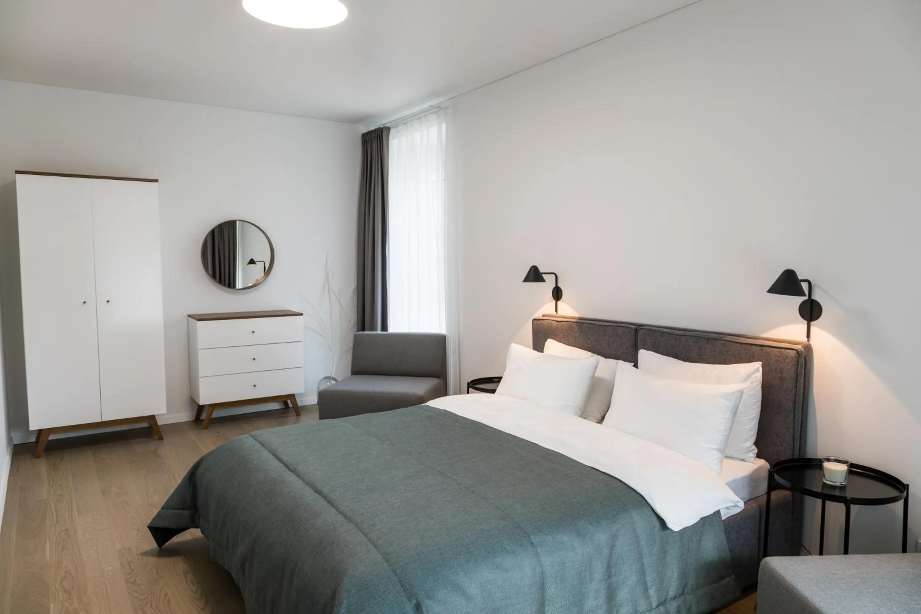 Bed in Apartment Hotel Laisve