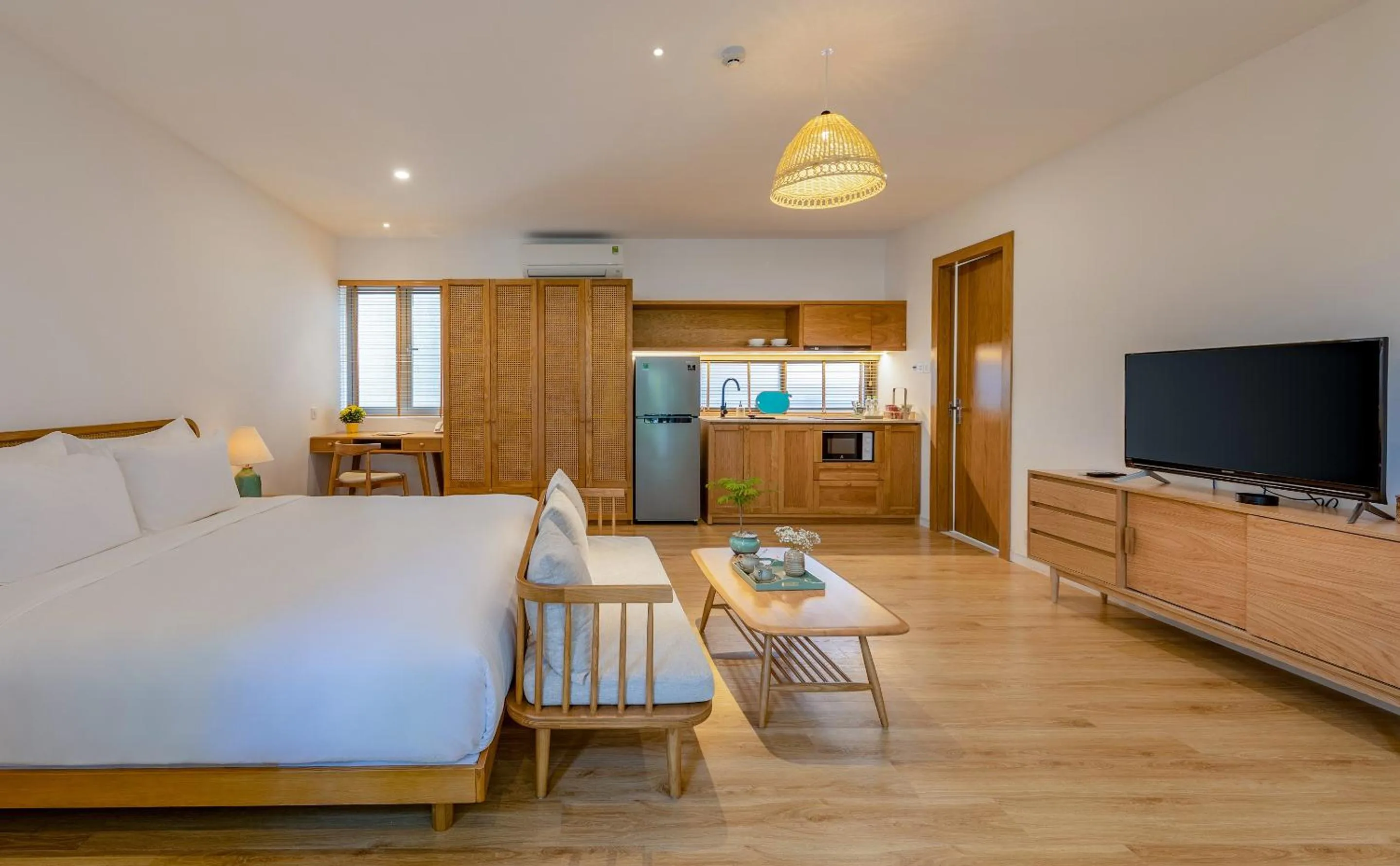 Bed in Prana Boutique Hotel and Apartments