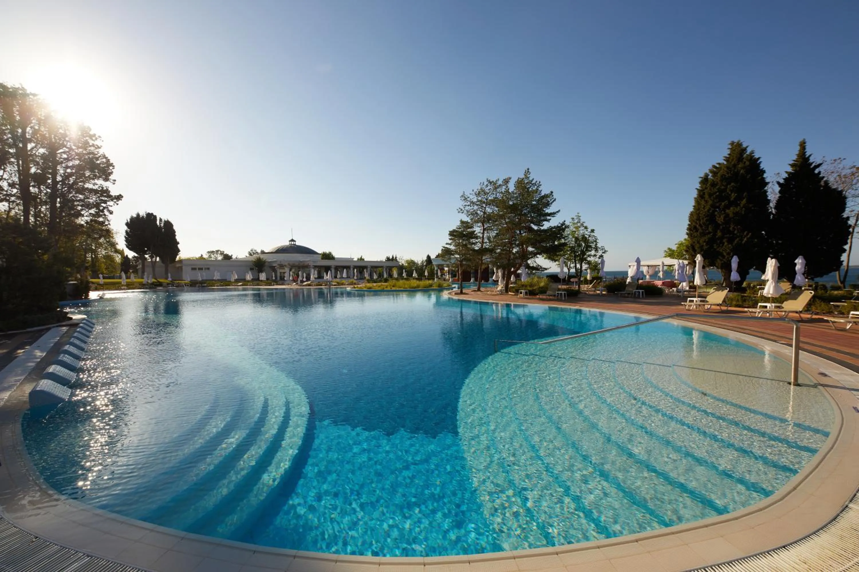 Swimming pool in Dreams Sunny Beach Resort and Spa - Premium All Inclusive