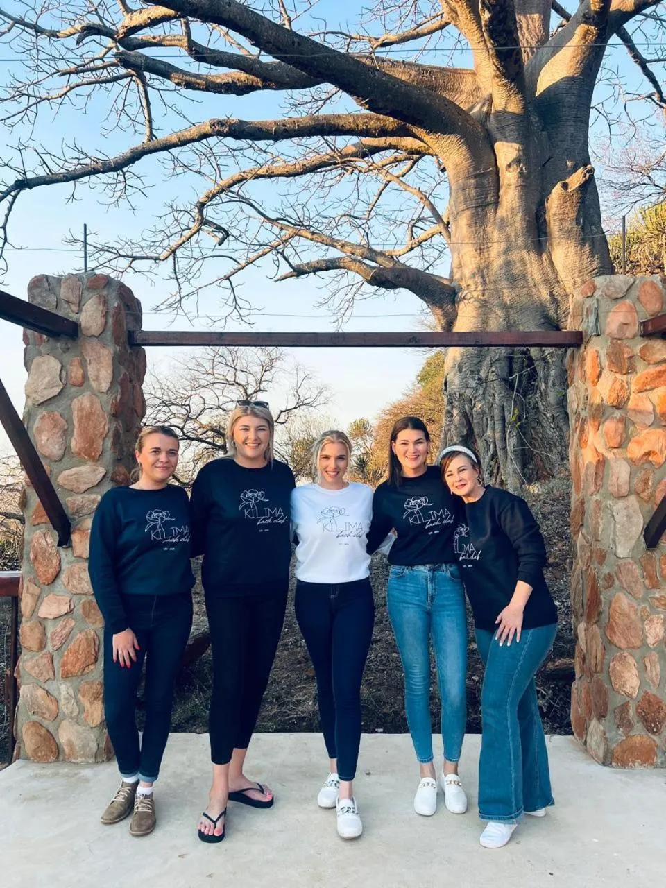 group of guests in Kilima Private Game Reserve & Spa