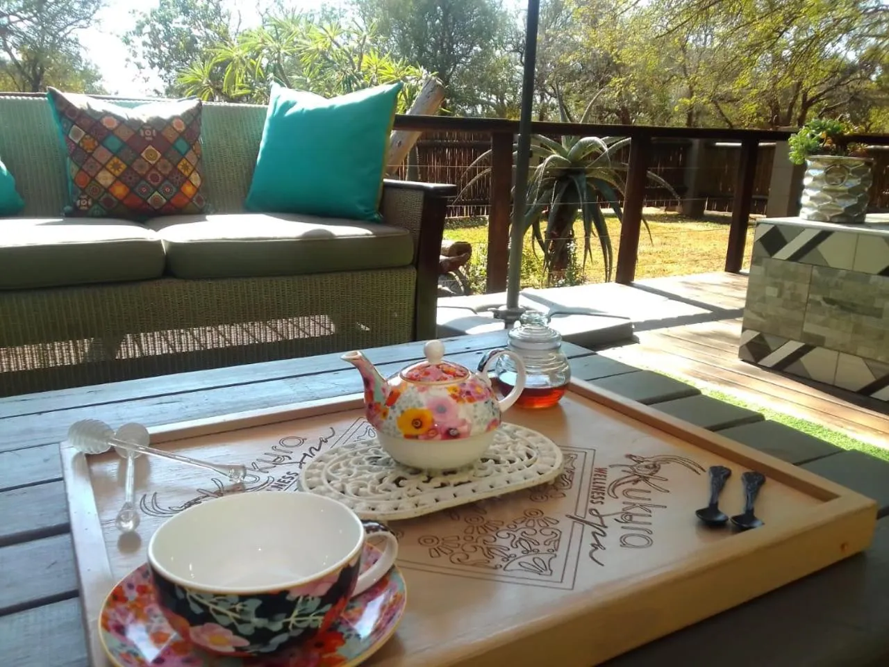 Seating area in Kilima Private Game Reserve & Spa