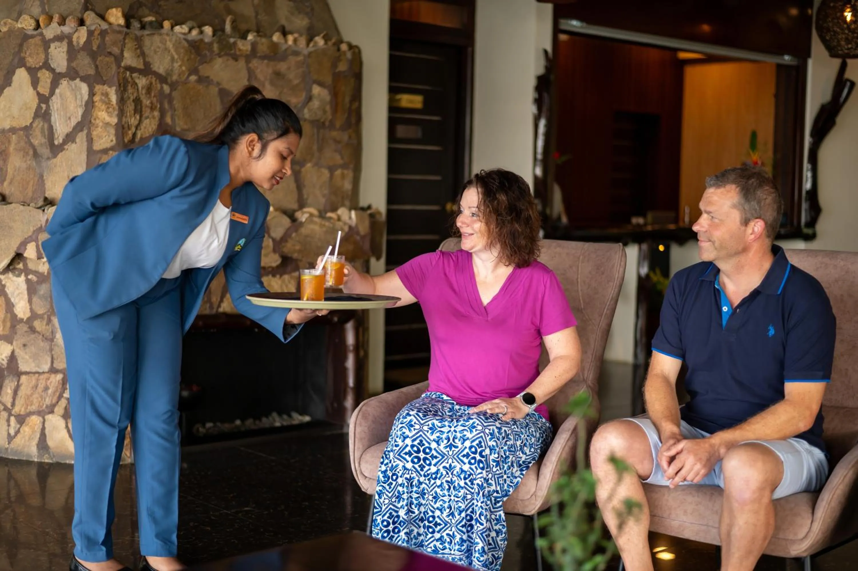 Drinks in Dream Cliff Mountain Resort