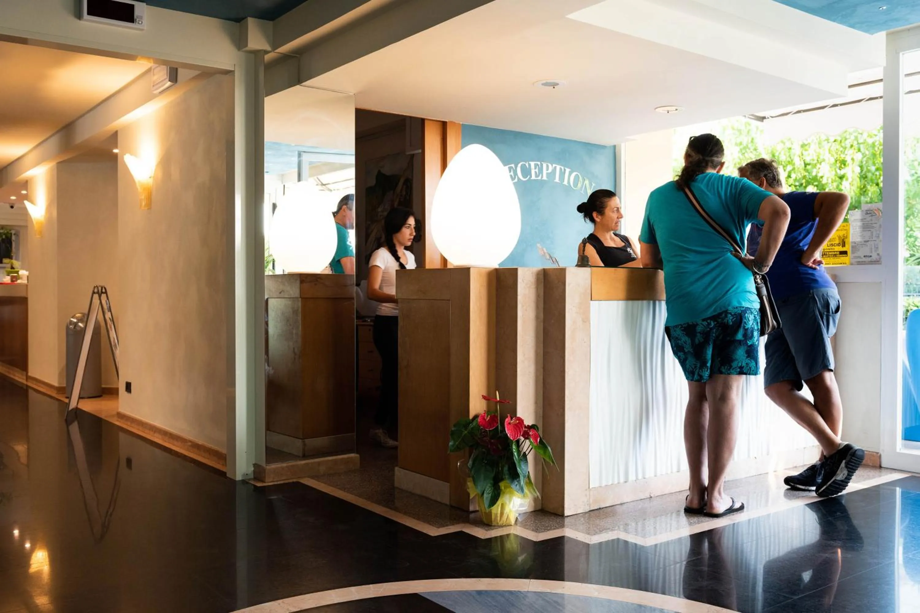 Lobby or reception in Hotel Paradiso