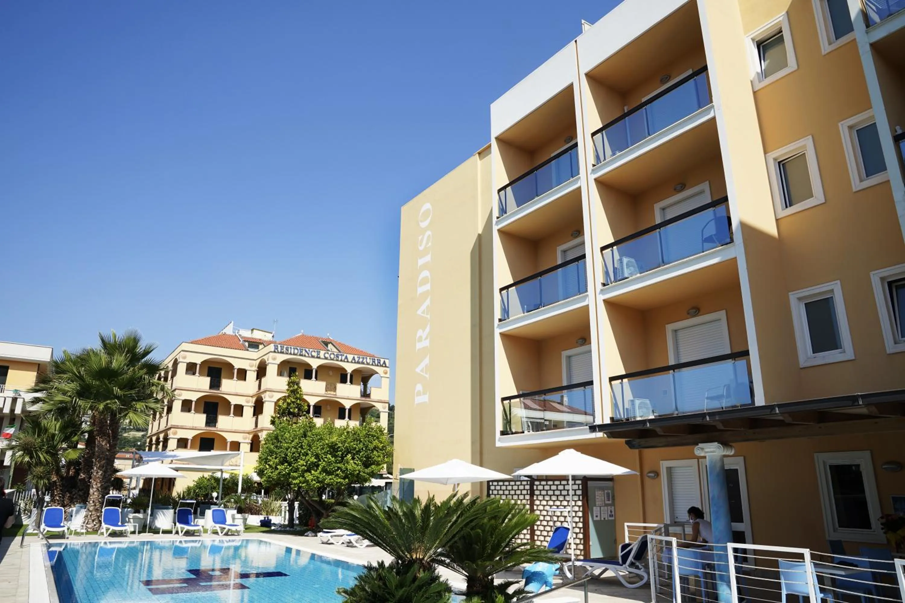 Property building in Hotel Paradiso